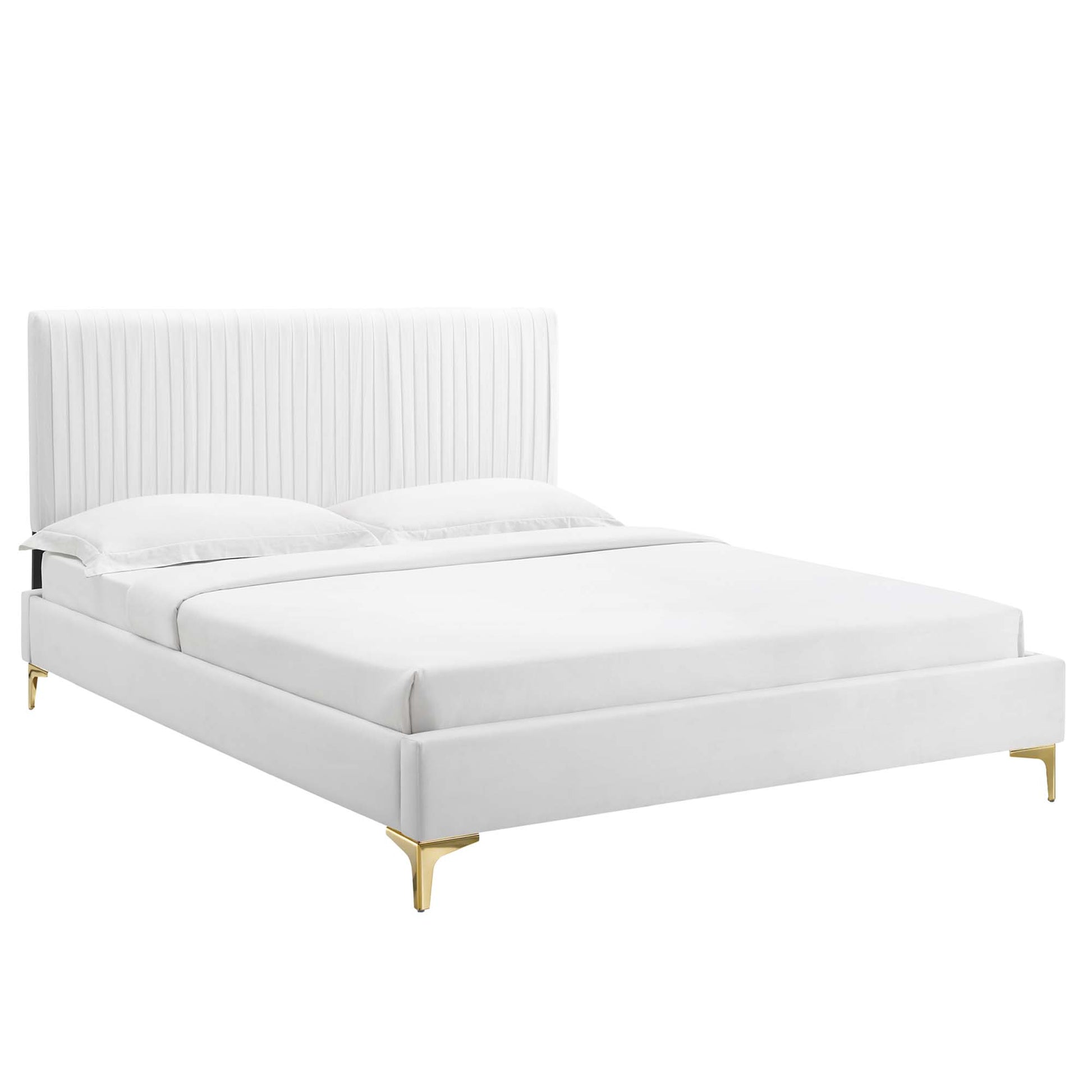 Peyton Performance Velvet Full Platform Bed by Modway - Best Buy Furniture