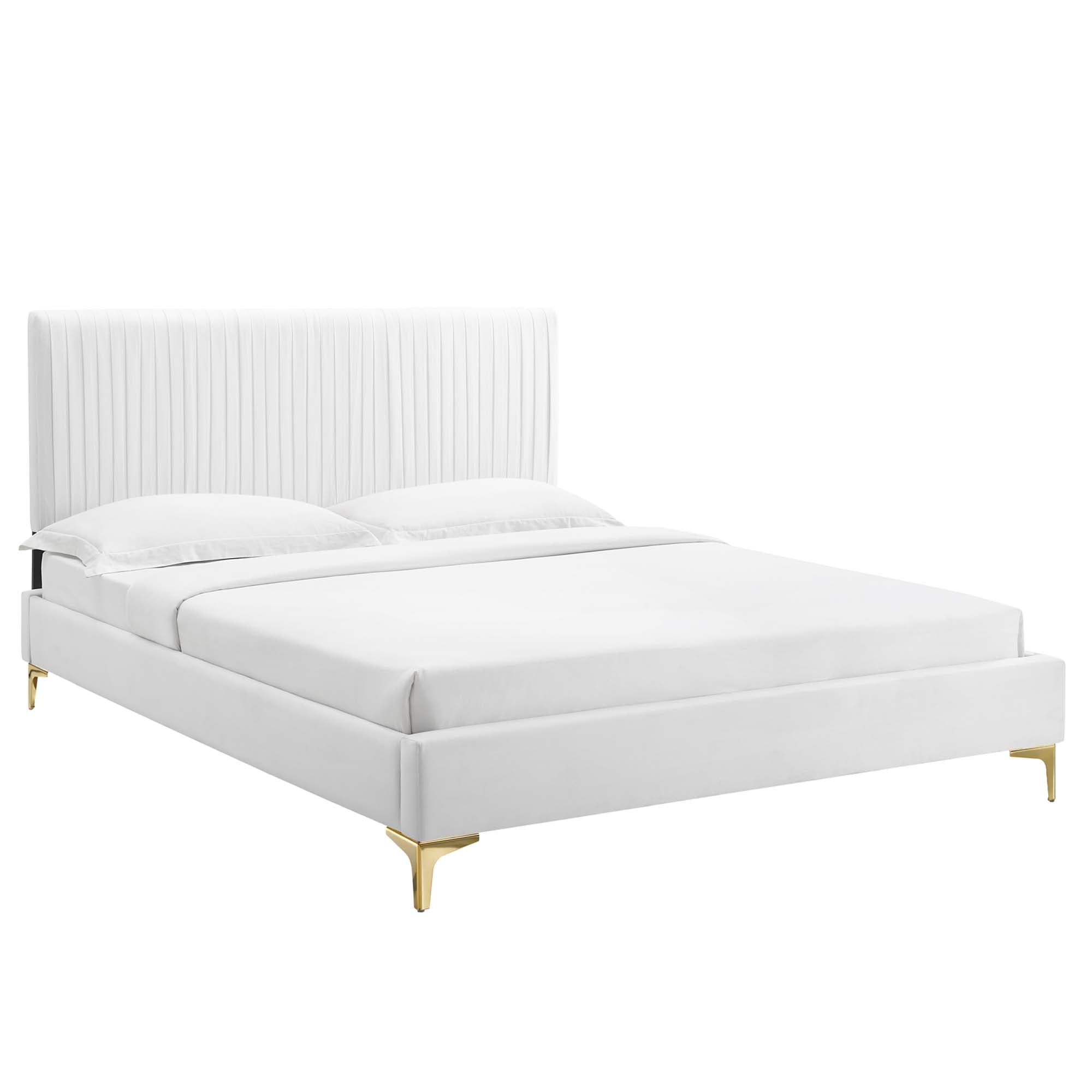 Peyton Performance Velvet Full Platform Bed by Modway