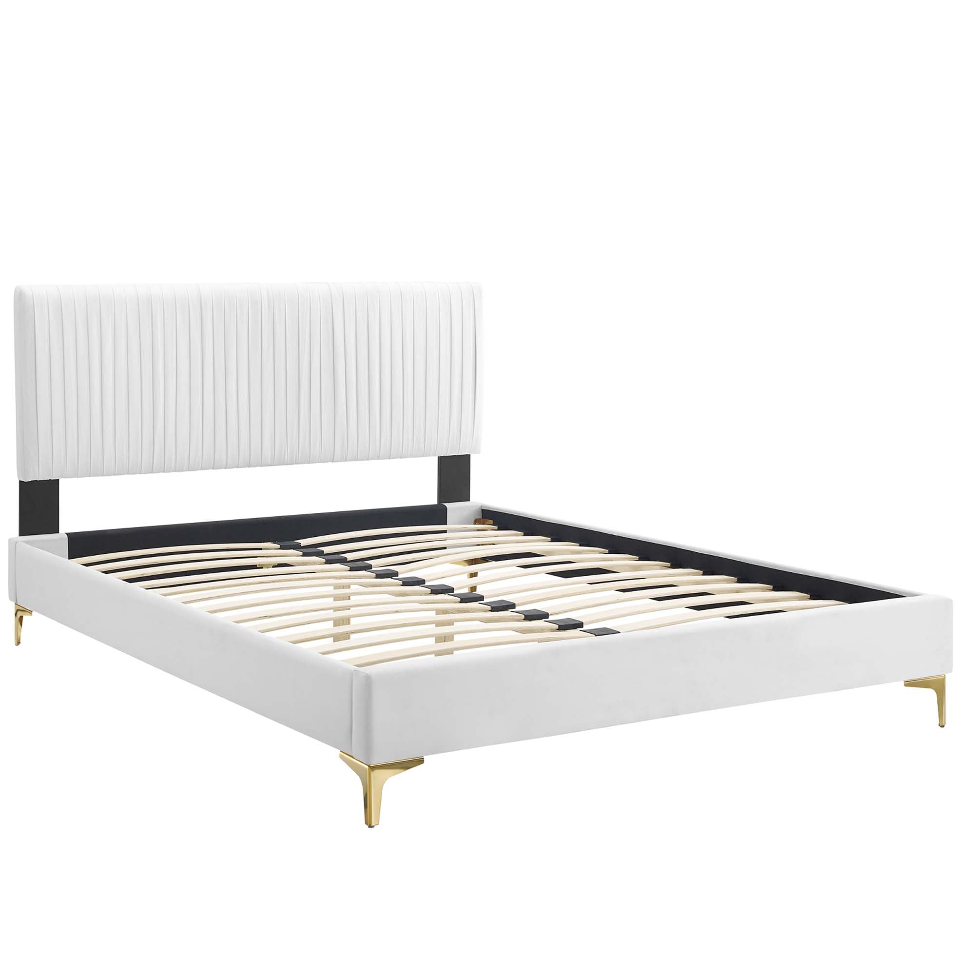 Peyton Performance Velvet Full Platform Bed by Modway - Best Buy Furniture