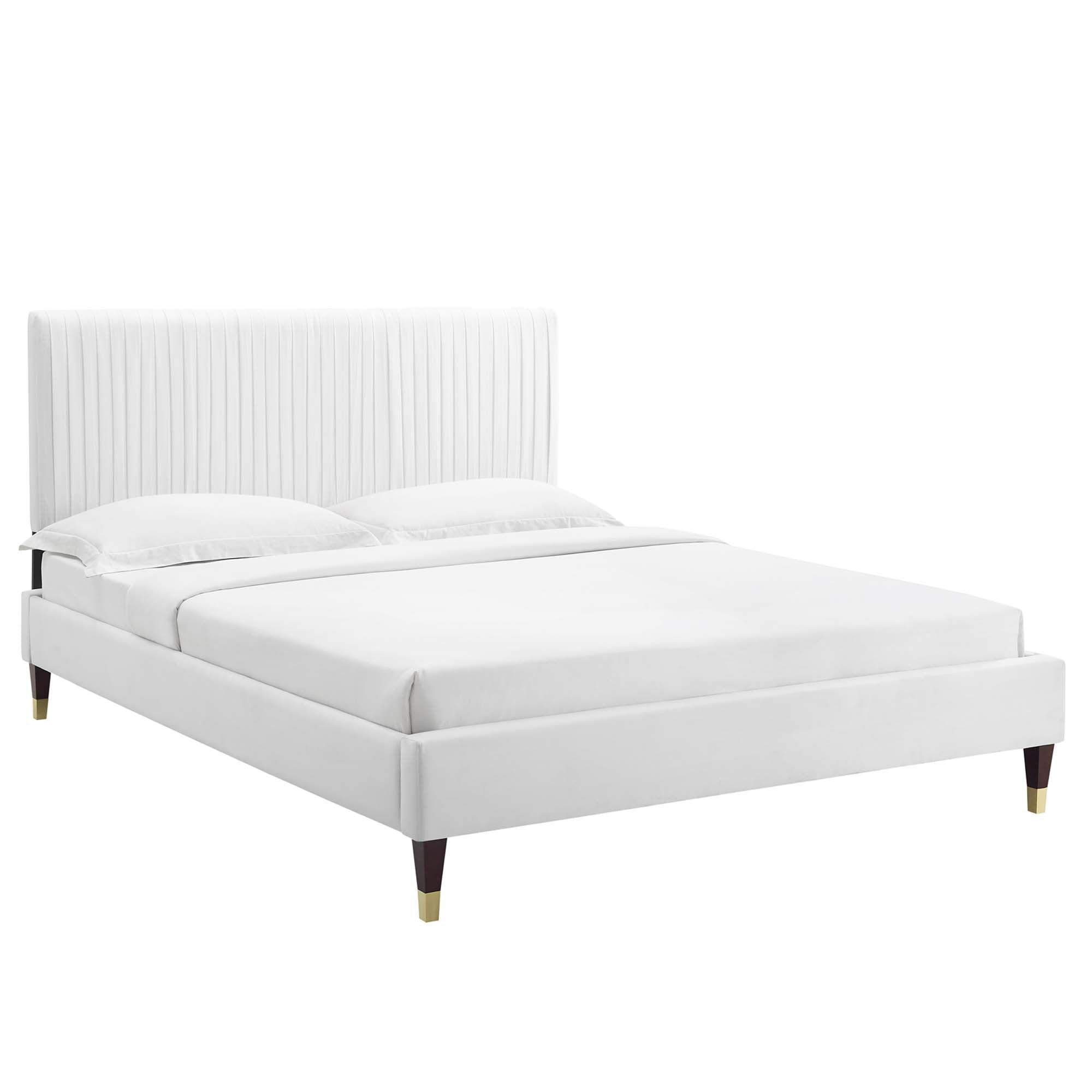 Peyton Performance Velvet Full Platform Bed by Modway