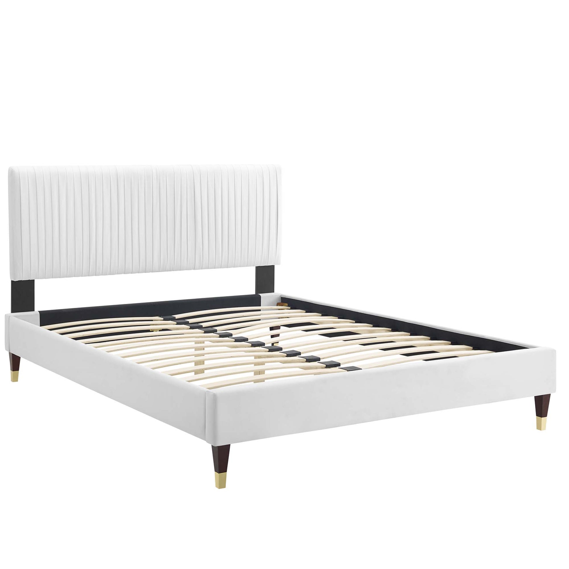 Peyton Performance Velvet Full Platform Bed by Modway - Best Buy Furniture