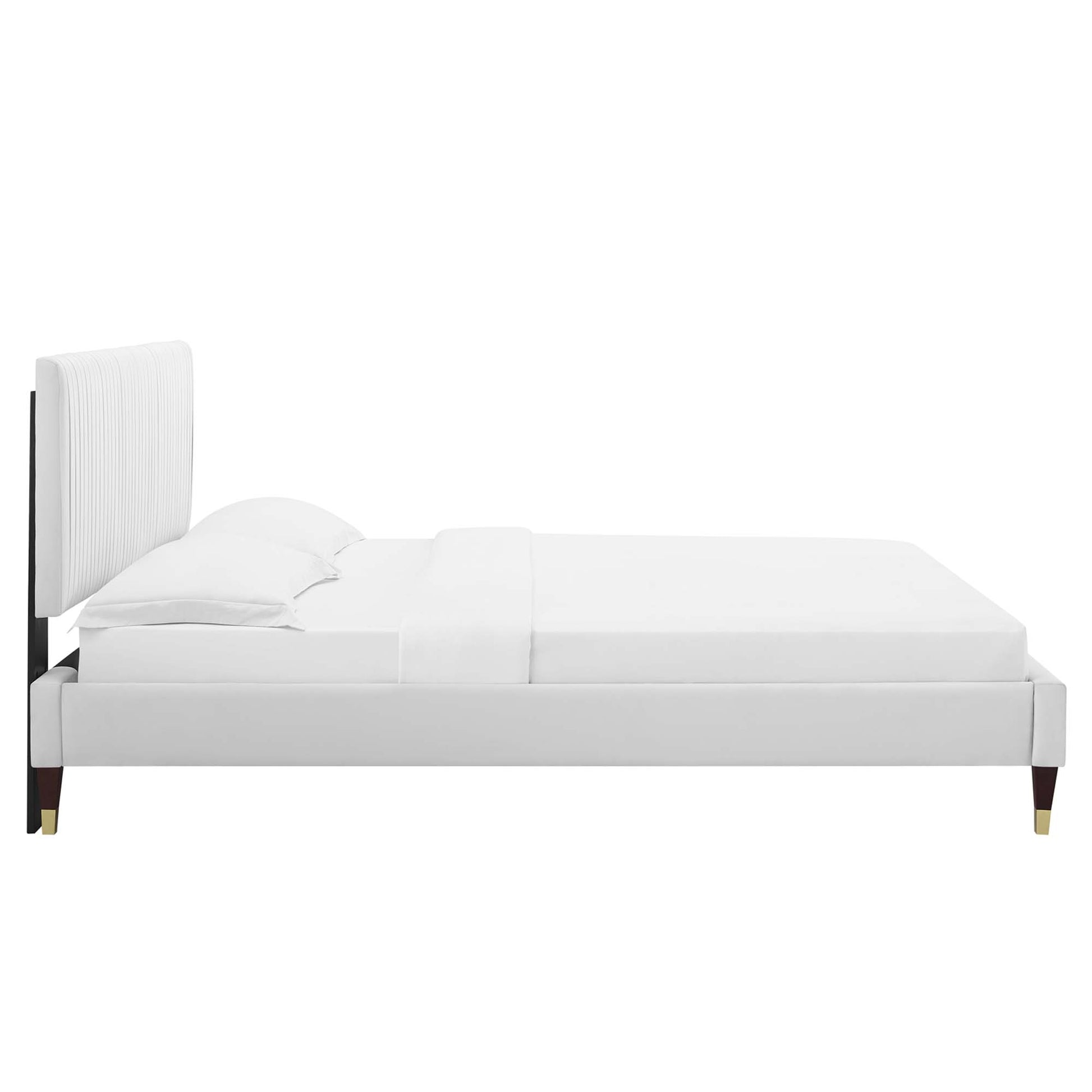 Peyton Performance Velvet Full Platform Bed by Modway - Best Buy Furniture