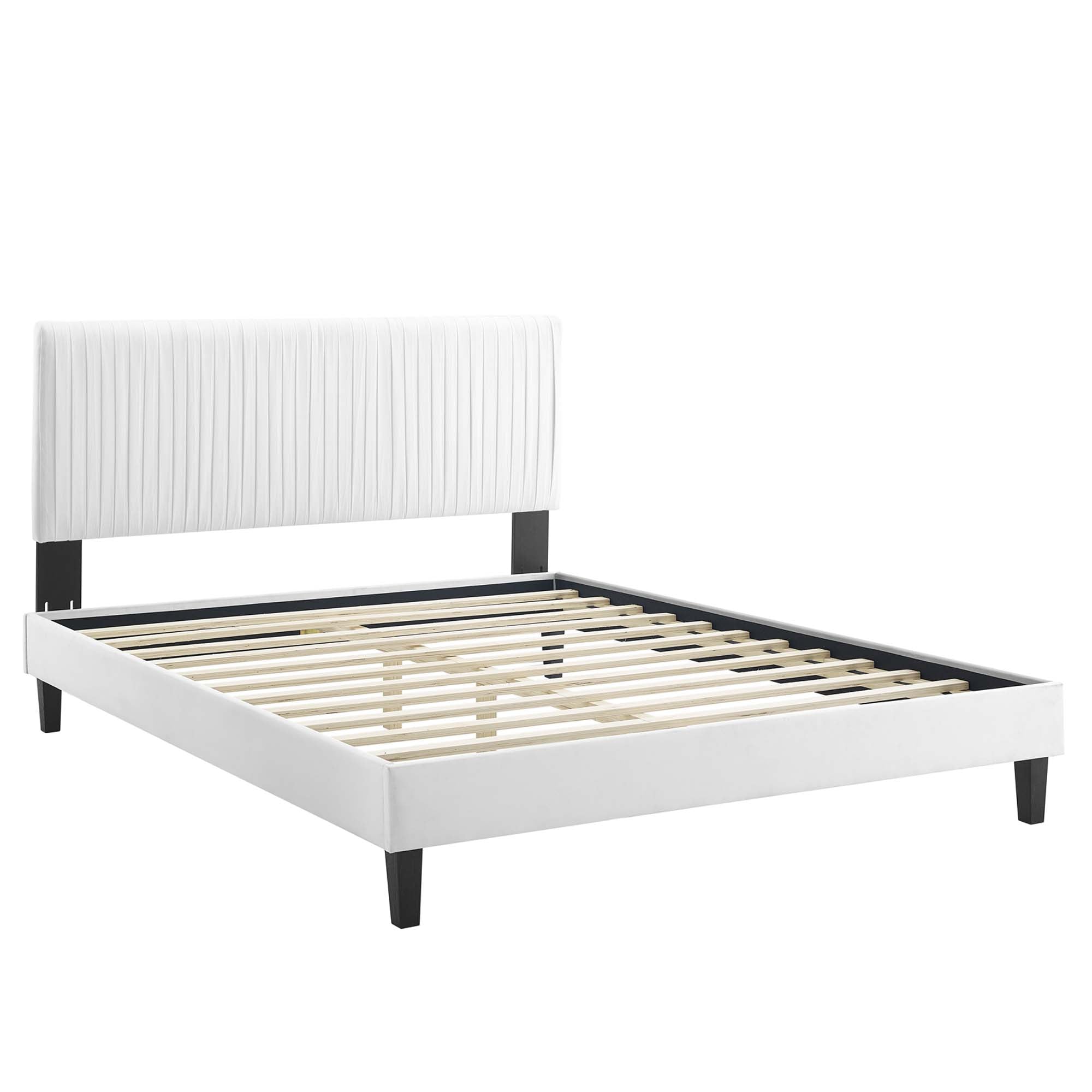 Peyton Performance Velvet Full Platform Bed by Modway - Best Buy Furniture