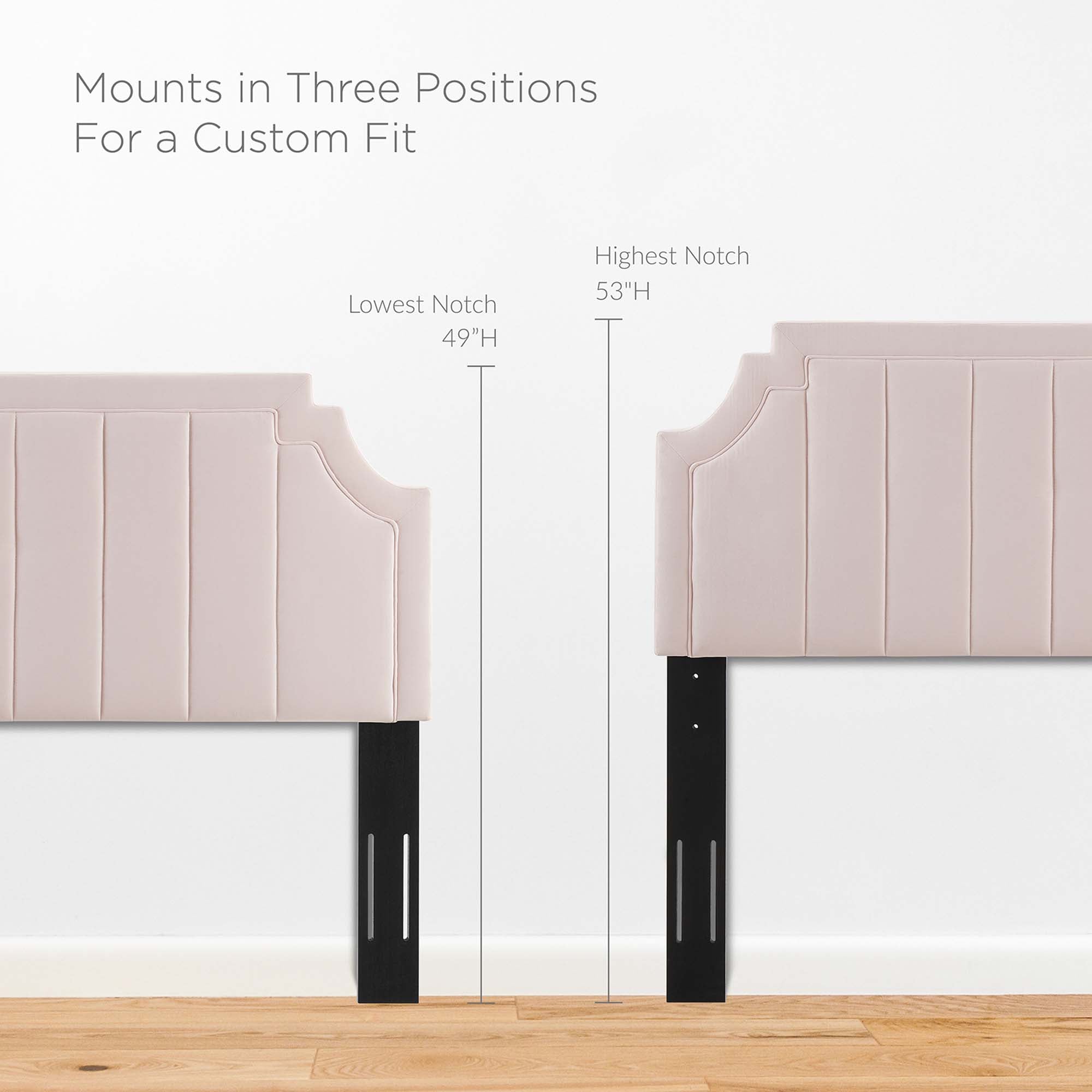 Sienna Performance Velvet Twin Platform Bed by Modway