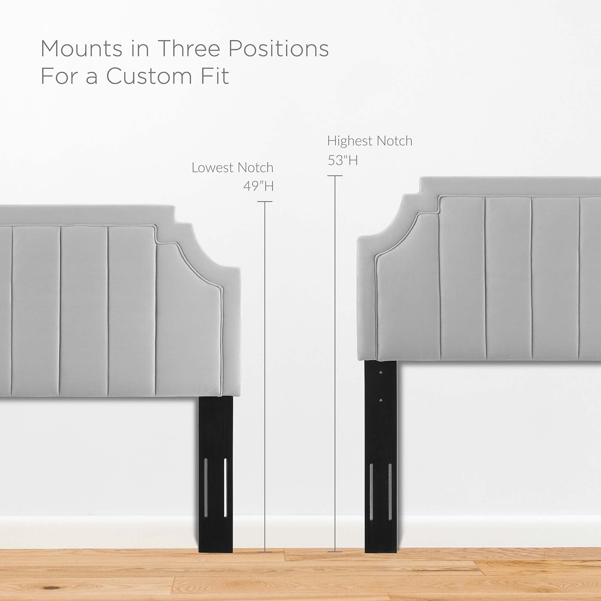 Sienna Performance Velvet Twin Platform Bed by Modway