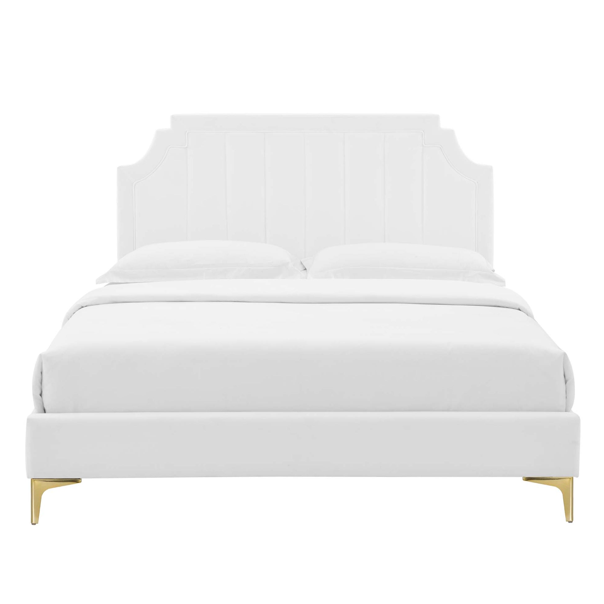 Sienna Performance Velvet Full Platform Bed by Modway - Best Buy Furniture