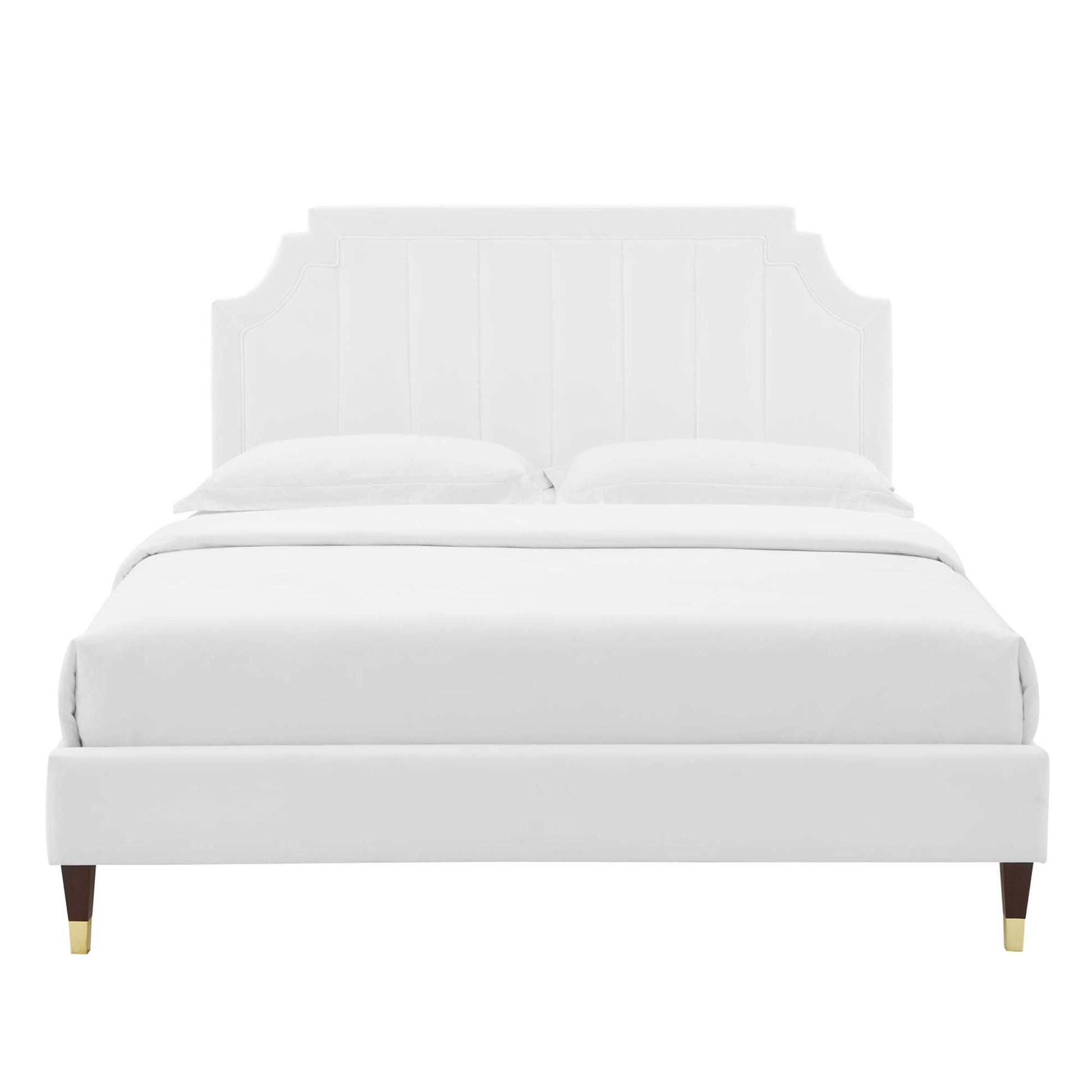 Sienna Performance Velvet Full Platform Bed by Modway - Best Buy Furniture