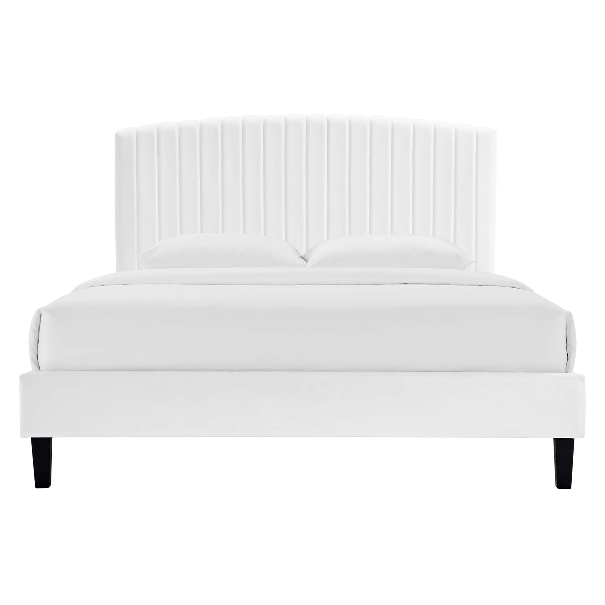 Alessi Performance Velvet Full Platform Bed by Modway - Best Buy Furniture