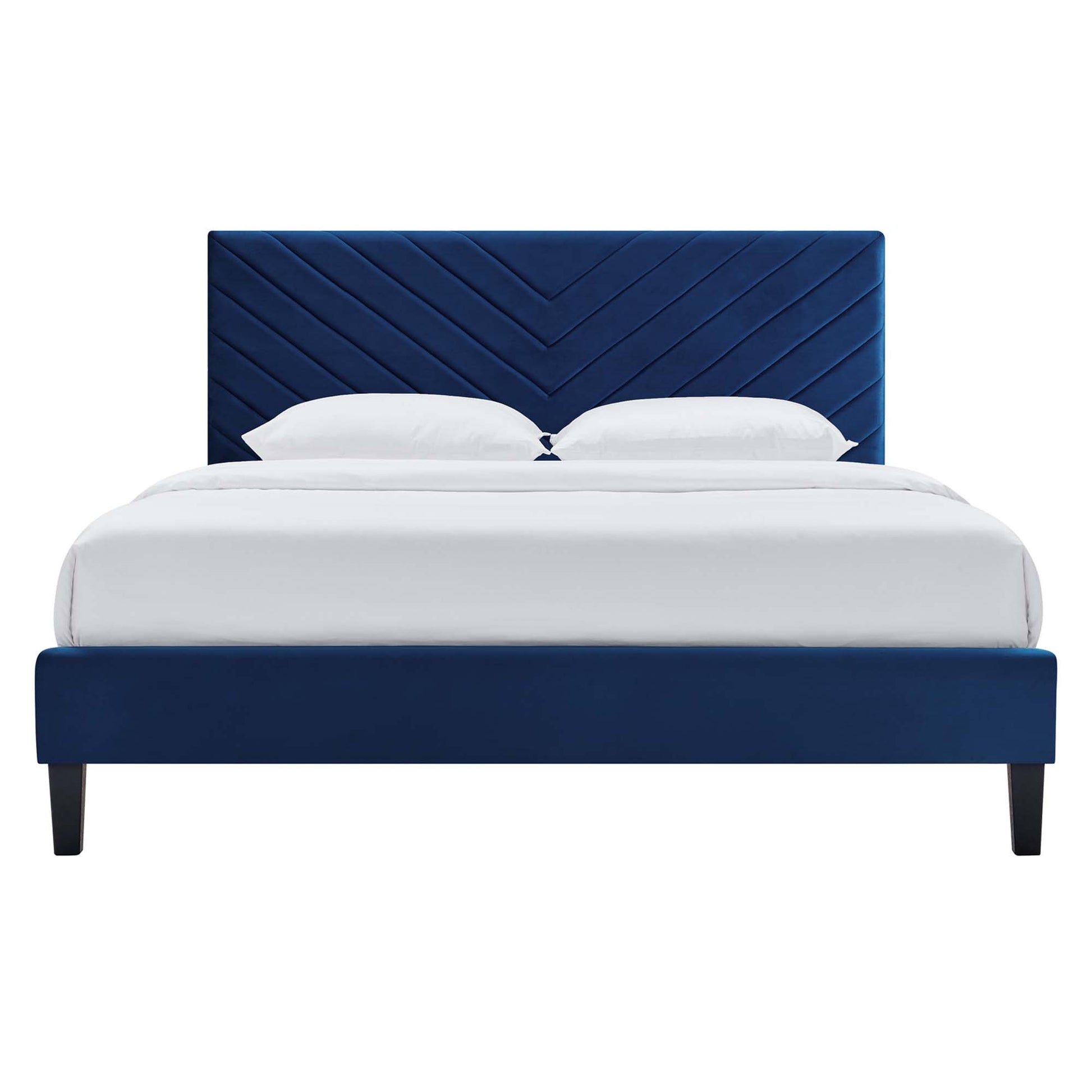 Roxanne Performance Velvet Full Platform Bed by Modway - Best Buy Furniture