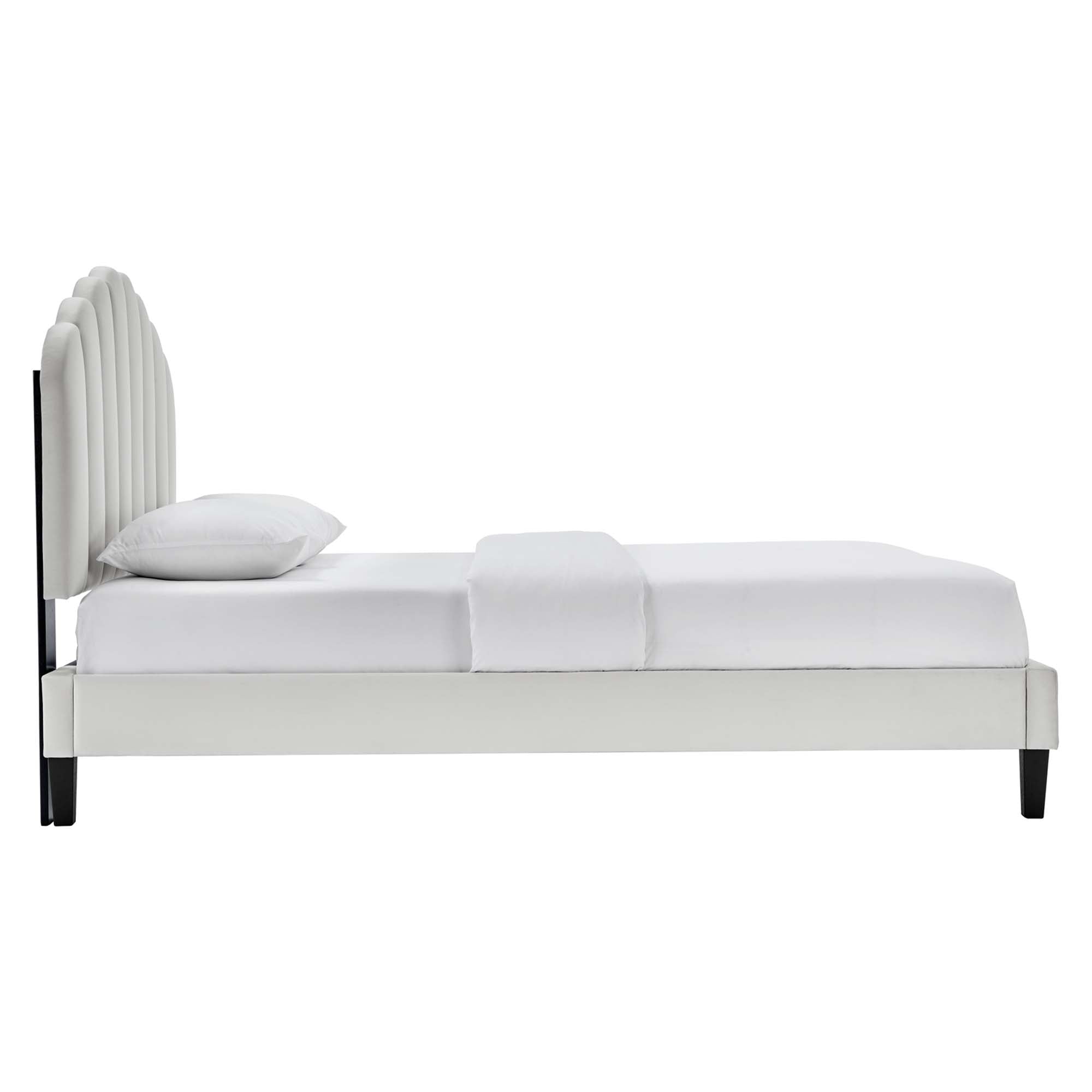 Daisy Performance Velvet Full Platform Bed by Modway - Best Buy Furniture