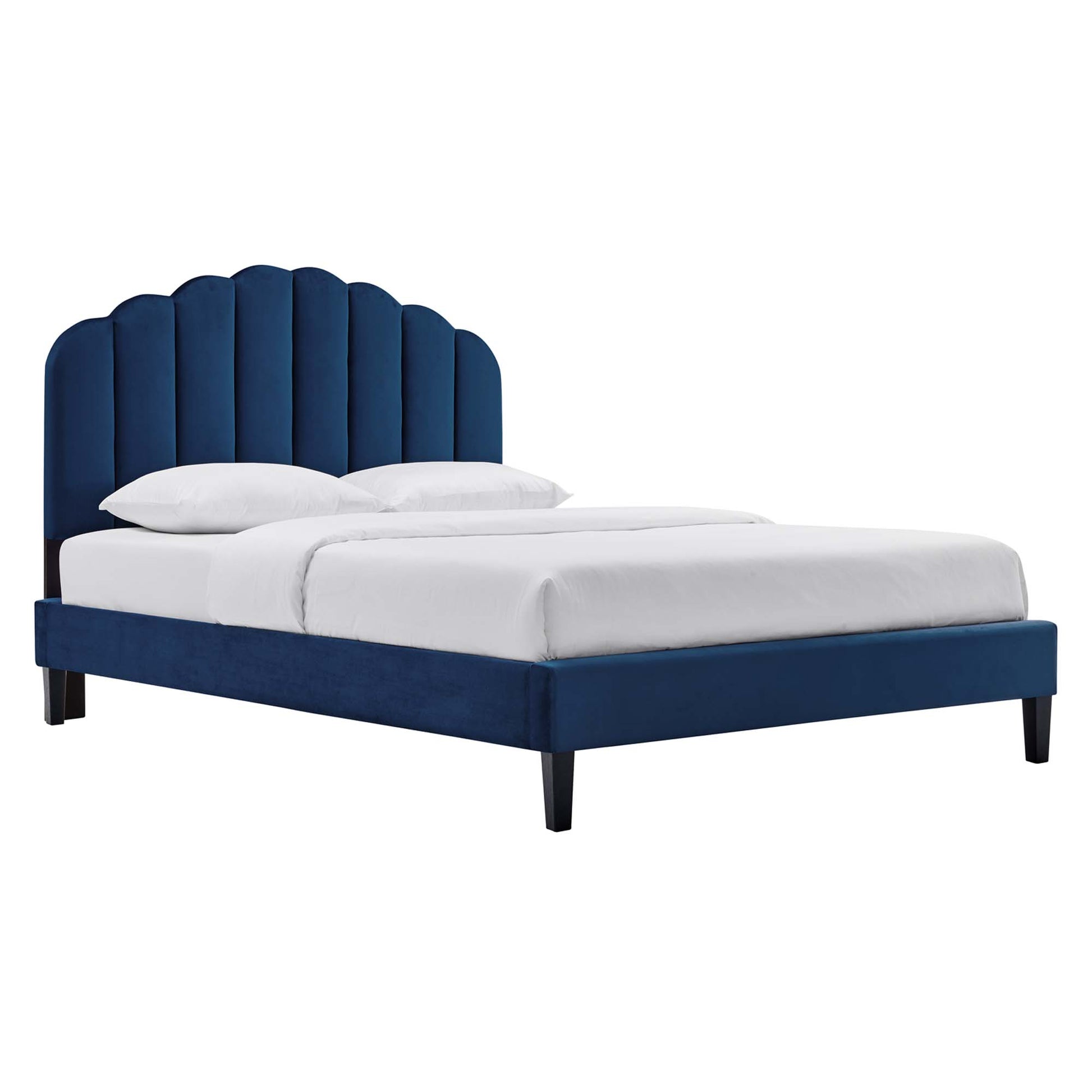 Daisy Performance Velvet Full Platform Bed by Modway - Best Buy Furniture