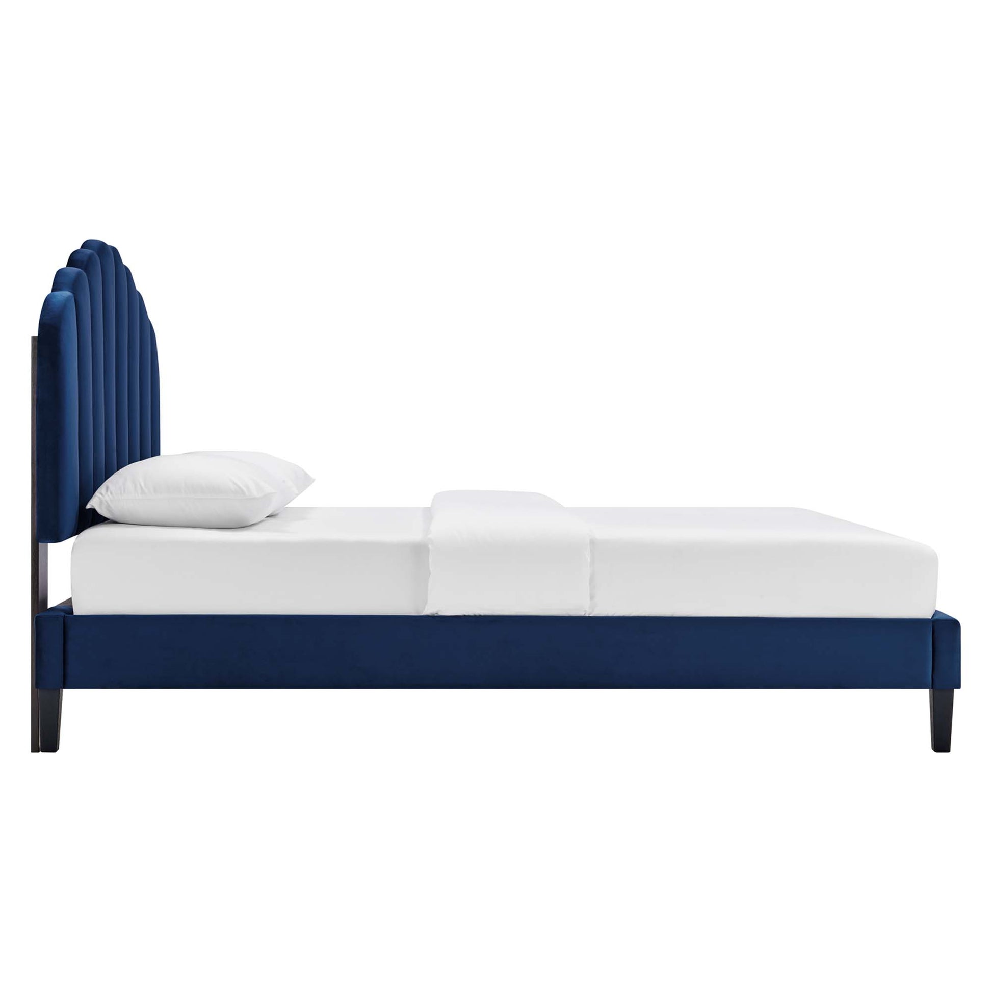 Daisy Performance Velvet Full Platform Bed by Modway - Best Buy Furniture