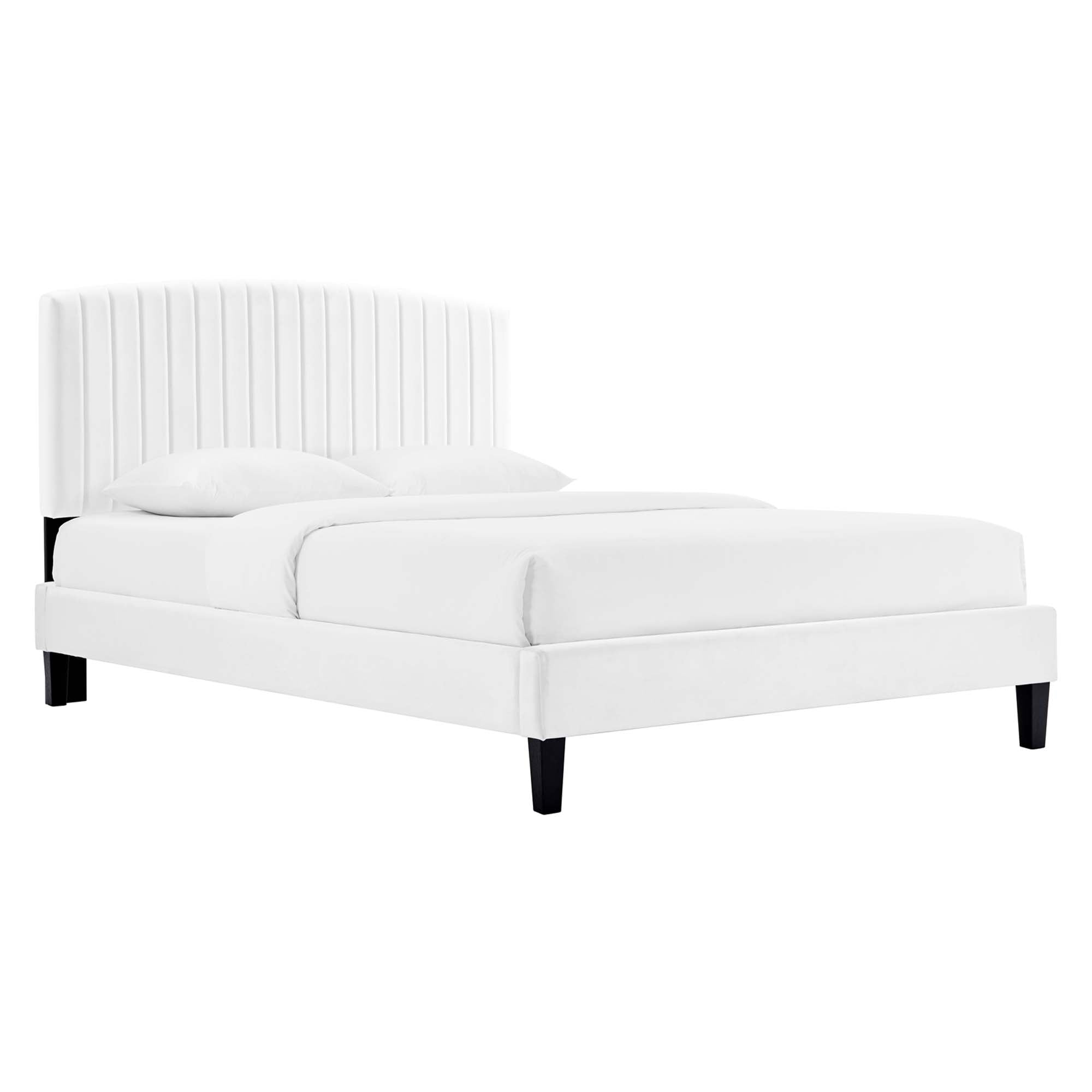 Alessi Performance Velvet Twin Platform Bed by Modway