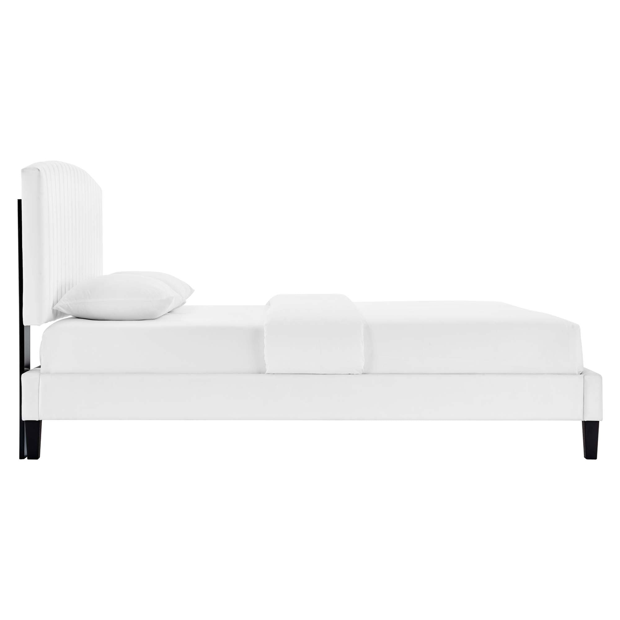 Alessi Performance Velvet Twin Platform Bed by Modway