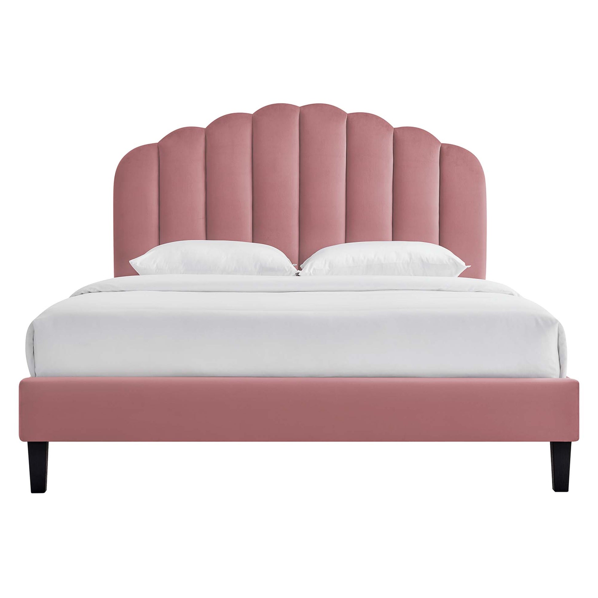 Daisy Performance Velvet Twin Platform Bed by Modway - Best Buy Furniture