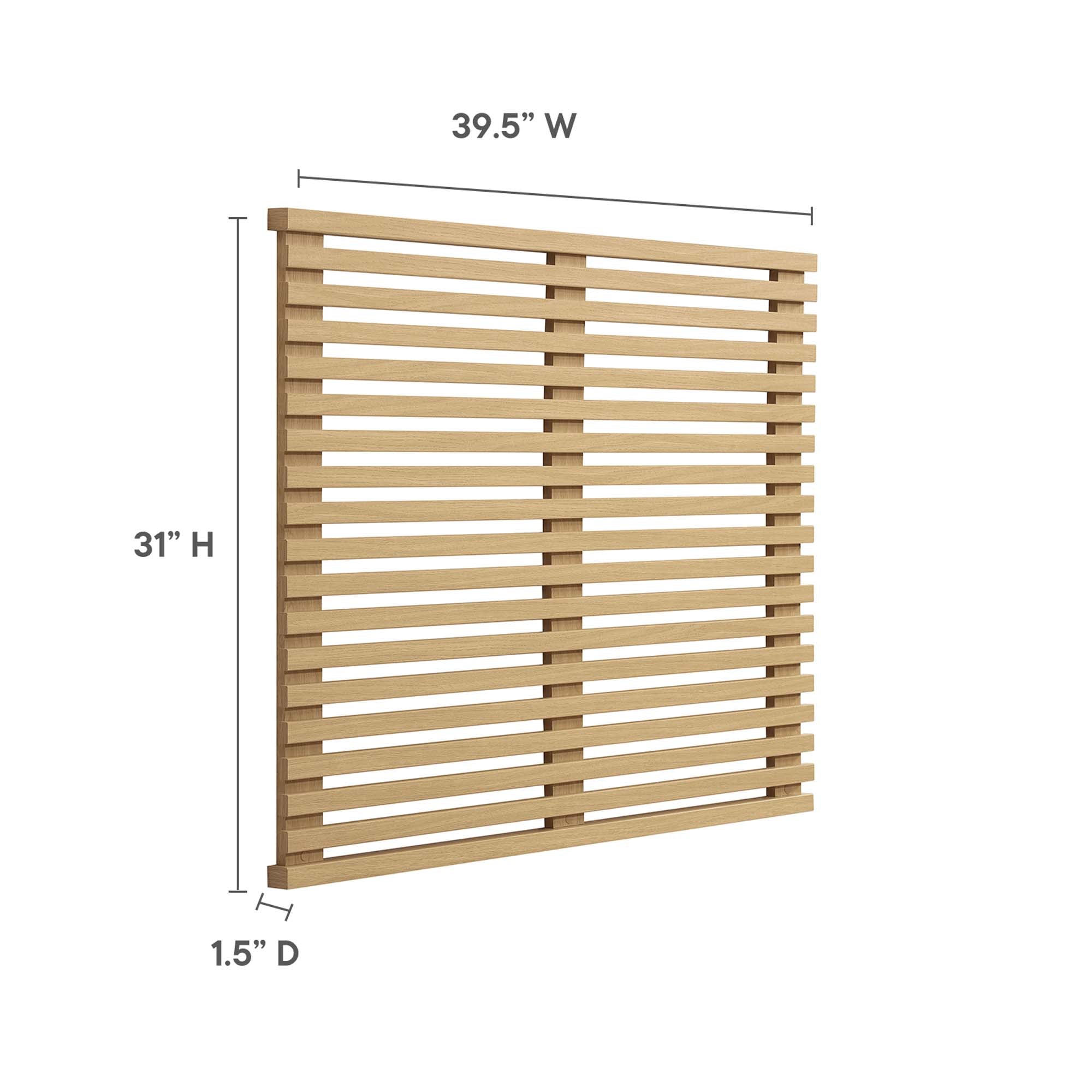Render Wall Mount Twin Headboard by Modway