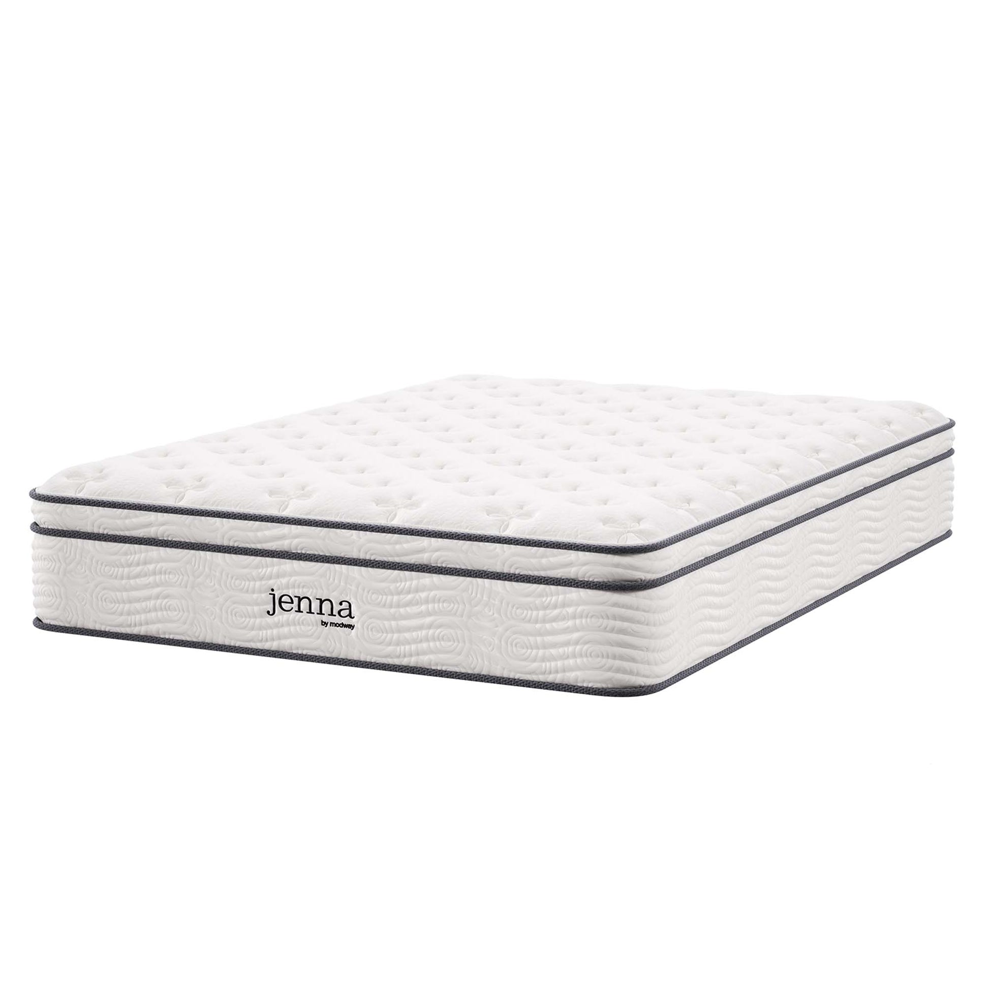 Jenna 12" Innerspring and Foam Full Mattress by Modway - Best Buy Furniture