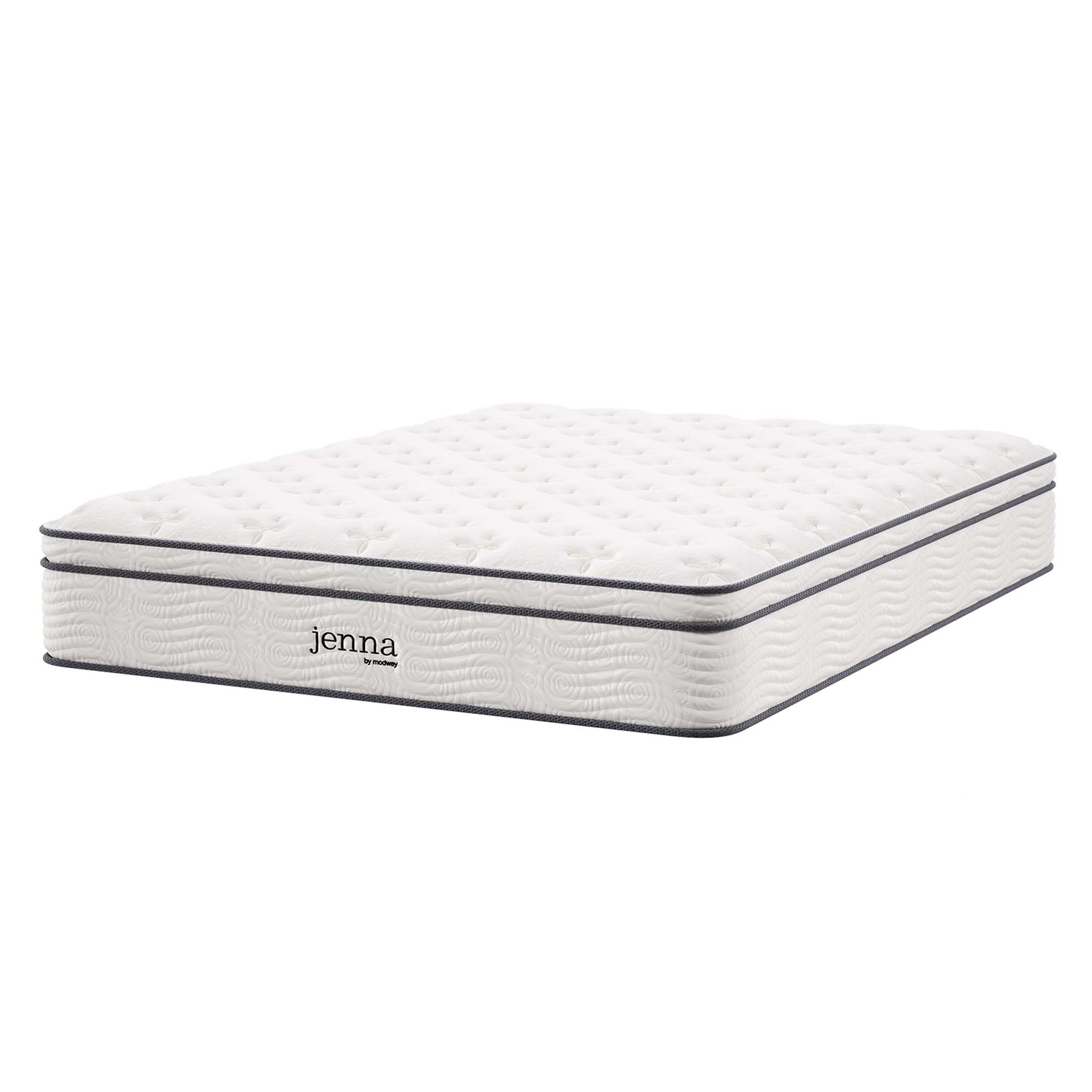 Jenna 12" Innerspring and Foam King Mattress by Modway - Best Buy Furniture