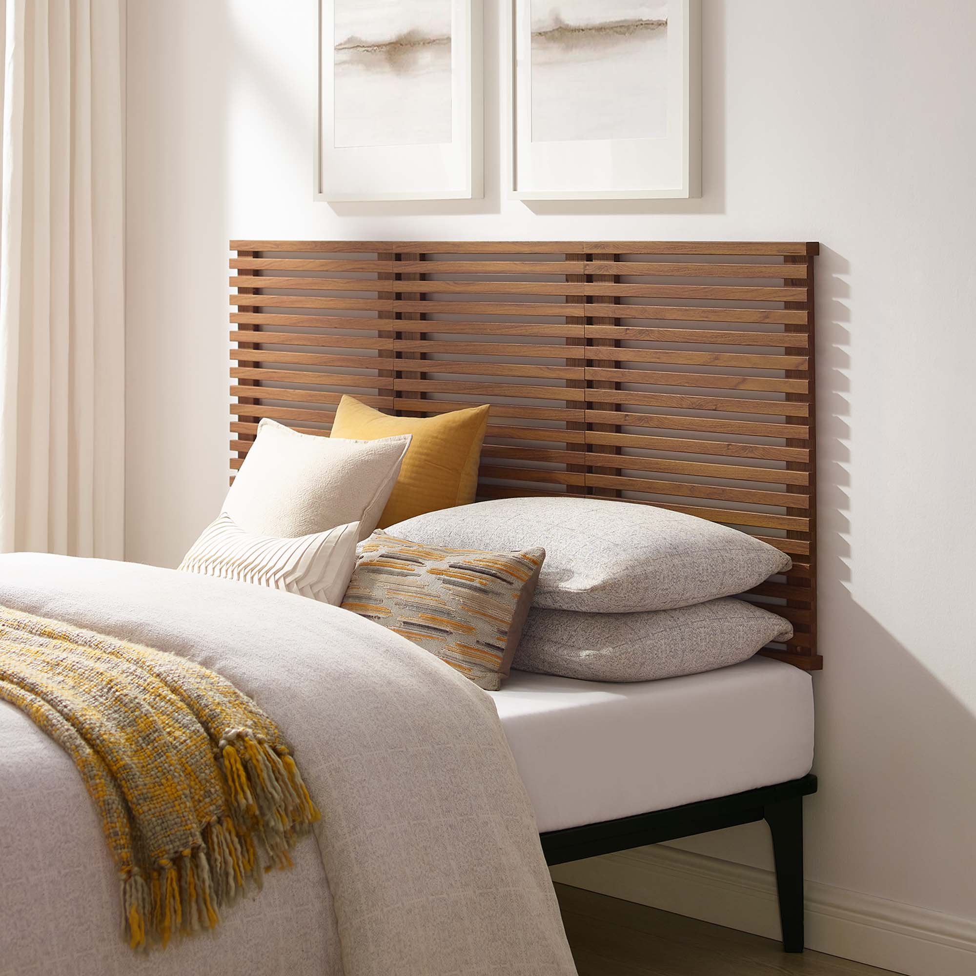 Render Wall Mount Queen Headboard by Modway