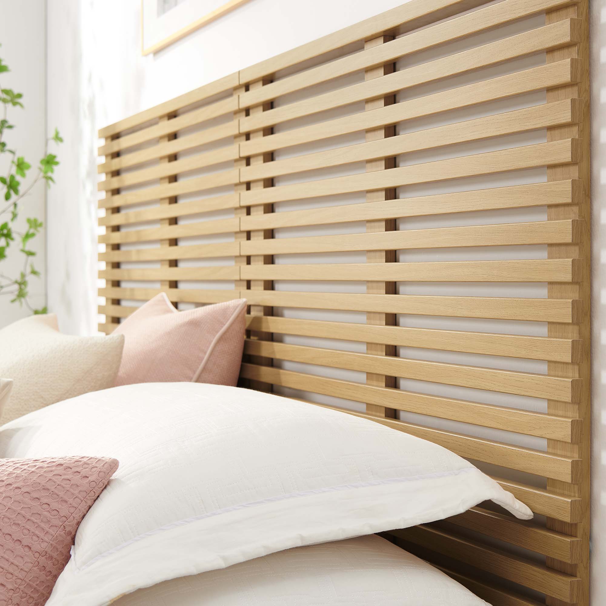 Render Wall Mount King Headboard by Modway