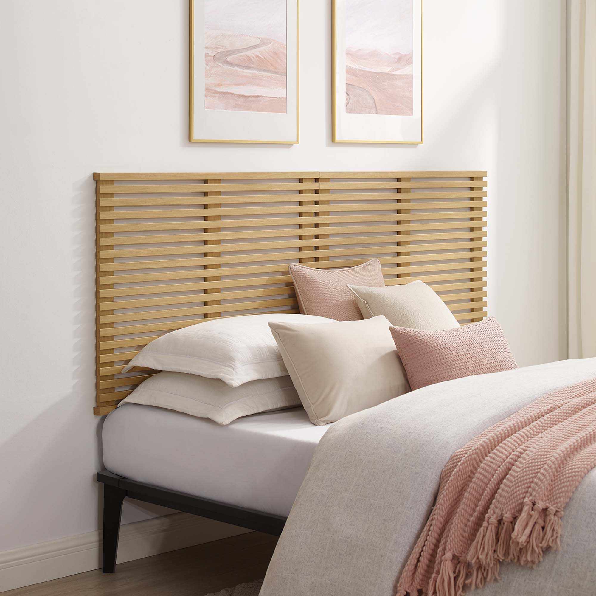 Render Wall Mount King Headboard by Modway