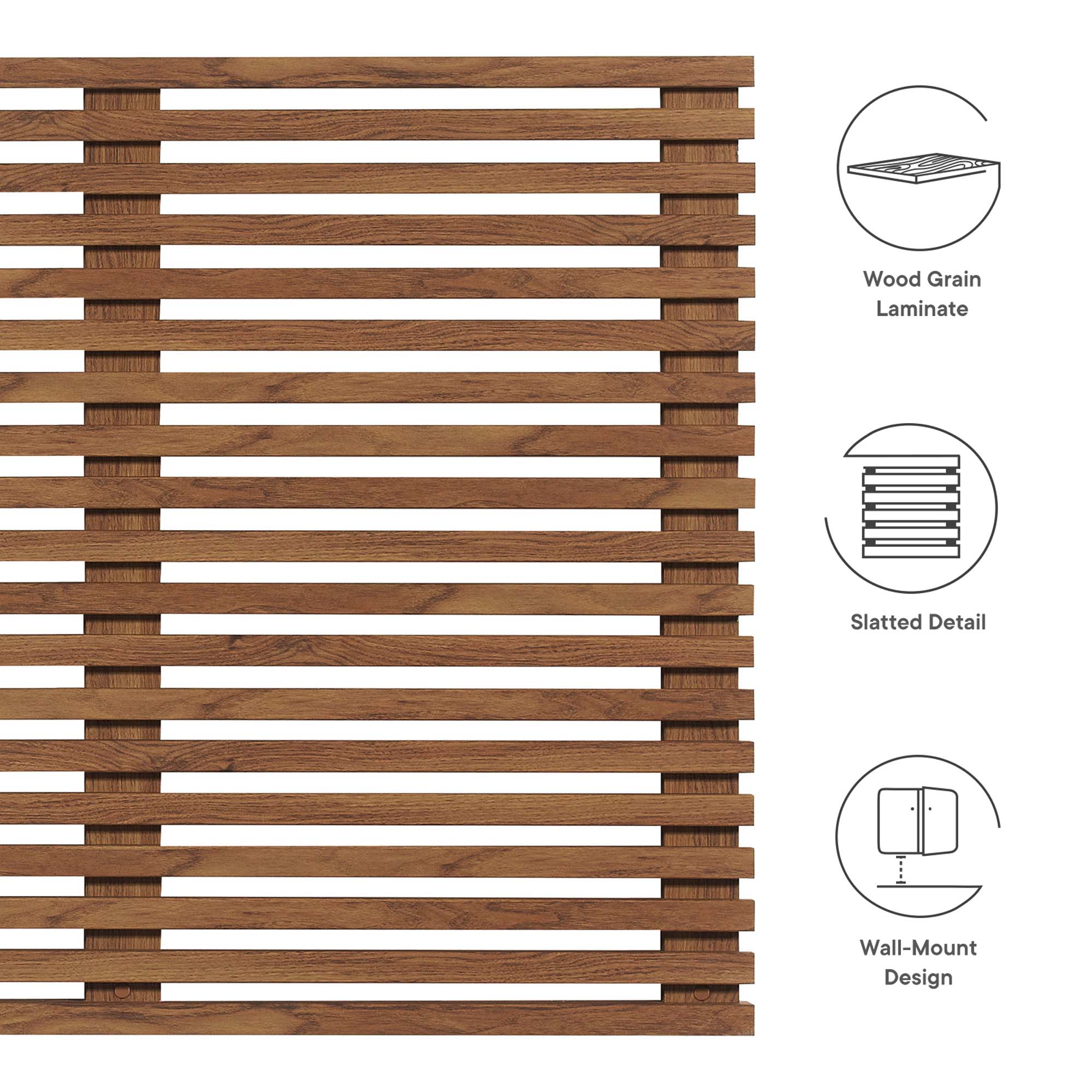 Render Wall Mount King Headboard by Modway