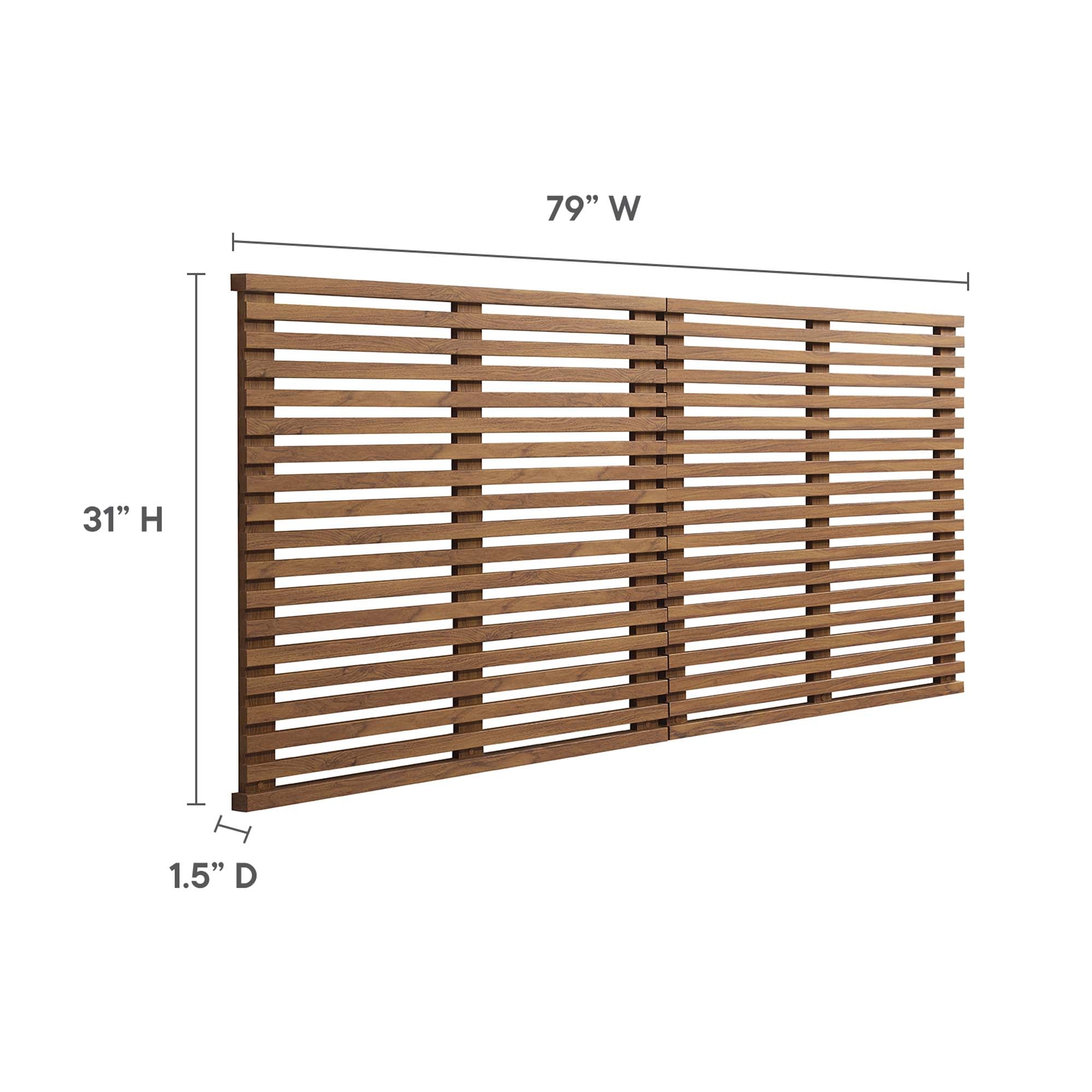Render Wall Mount King Headboard by Modway