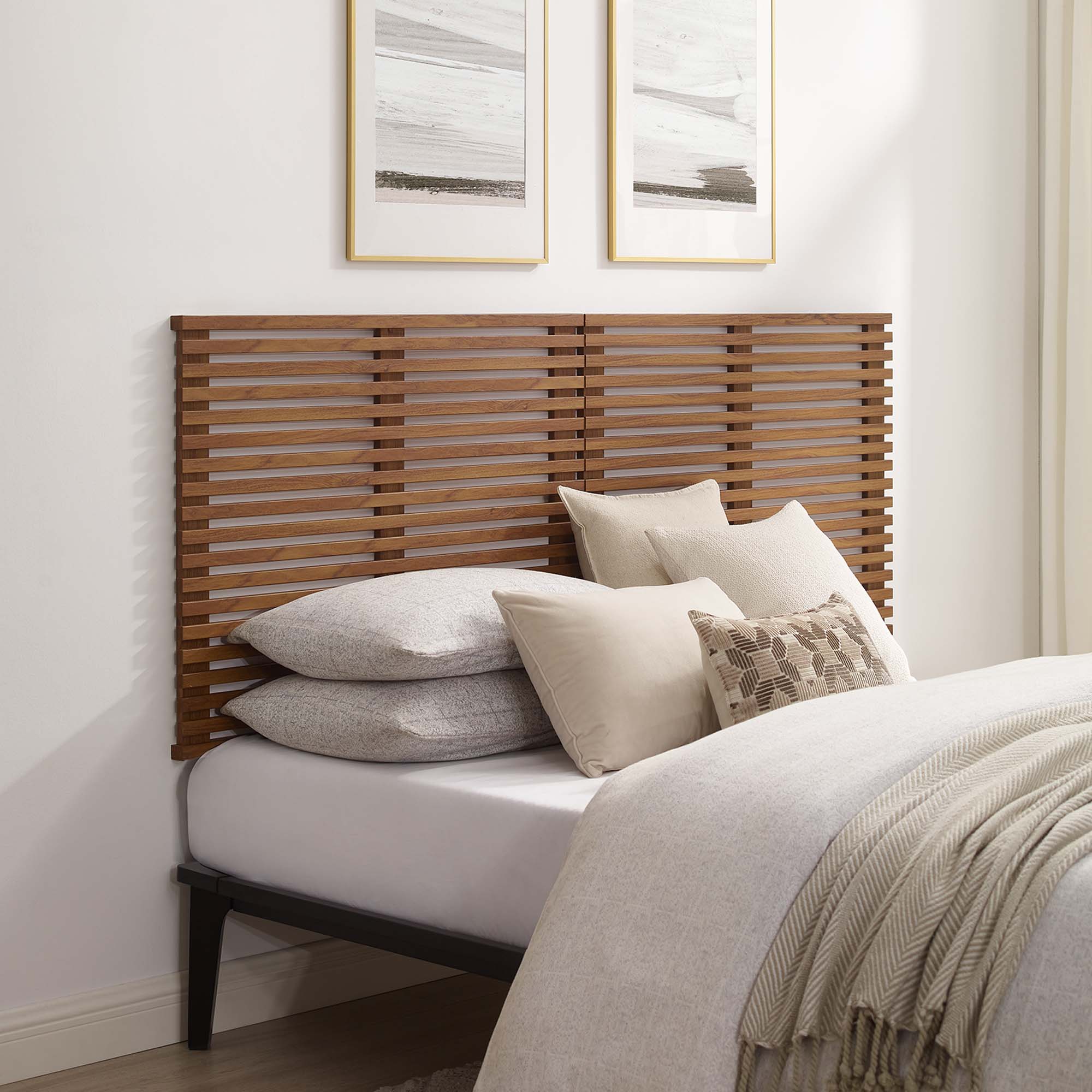 Render Wall Mount King Headboard by Modway