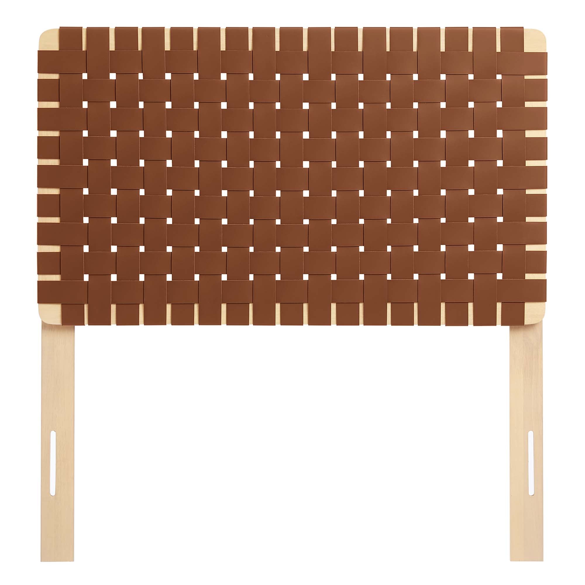 Sparta Weave Vegan Leather Twin Headboard by Modway