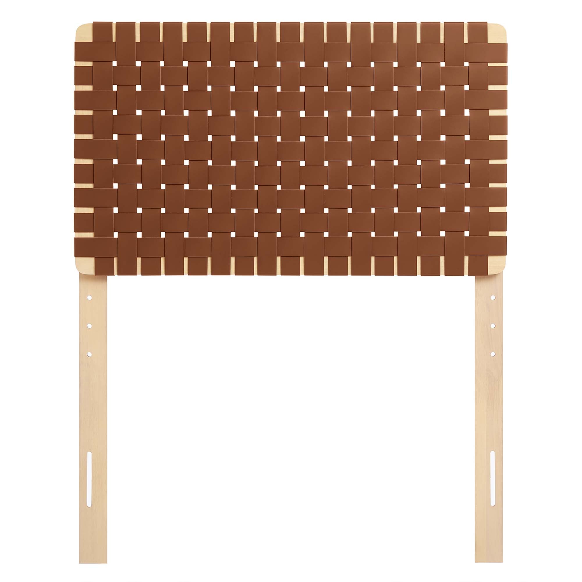 Sparta Weave Vegan Leather Twin Headboard by Modway