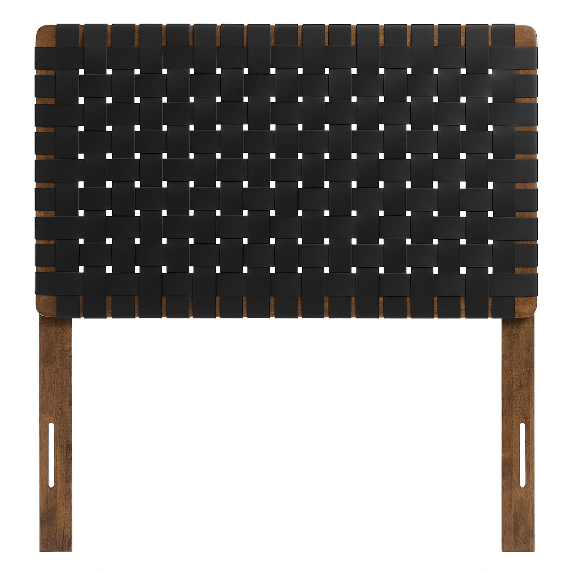 Sparta Weave Vegan Leather Twin Headboard by Modway