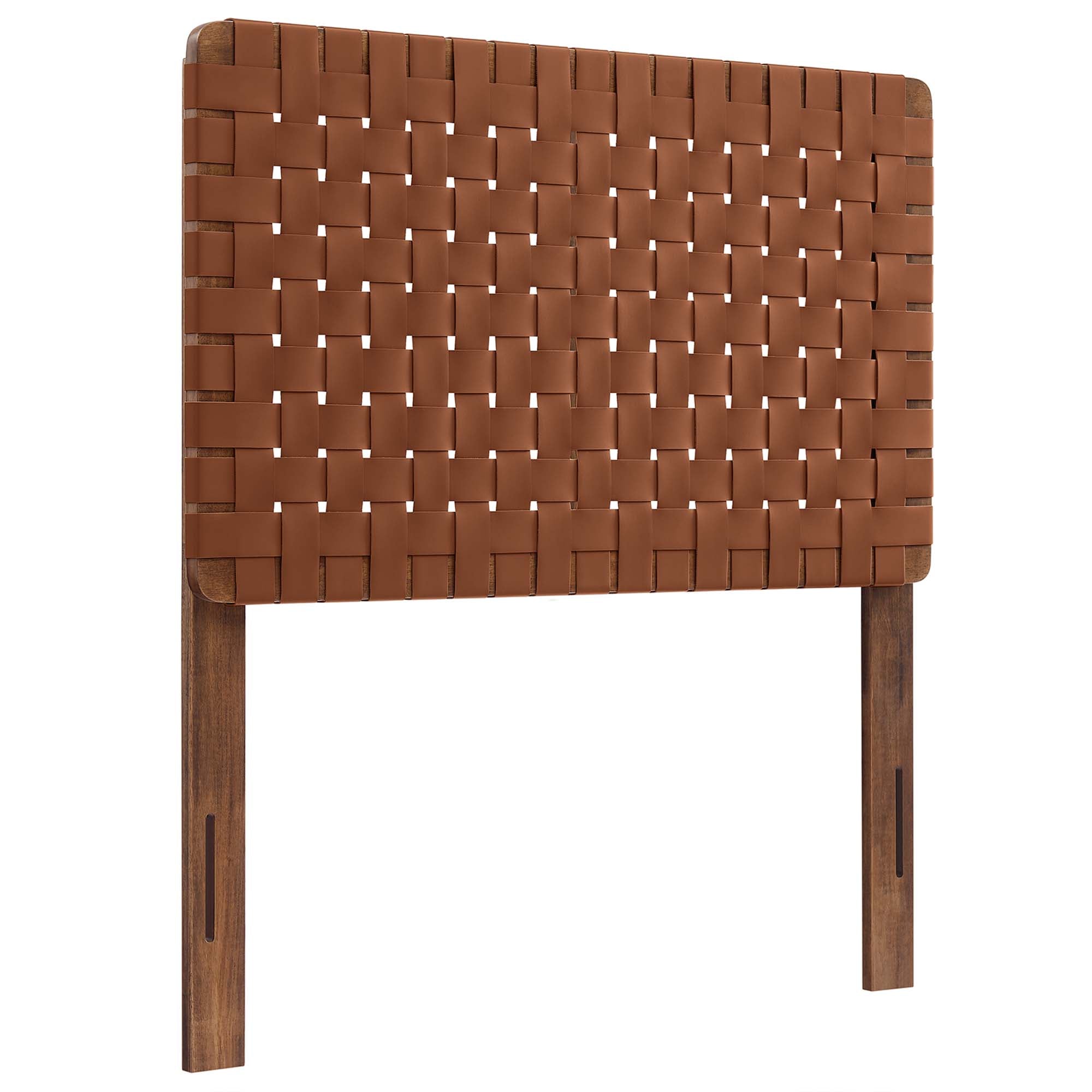 Sparta Weave Vegan Leather Twin Headboard by Modway