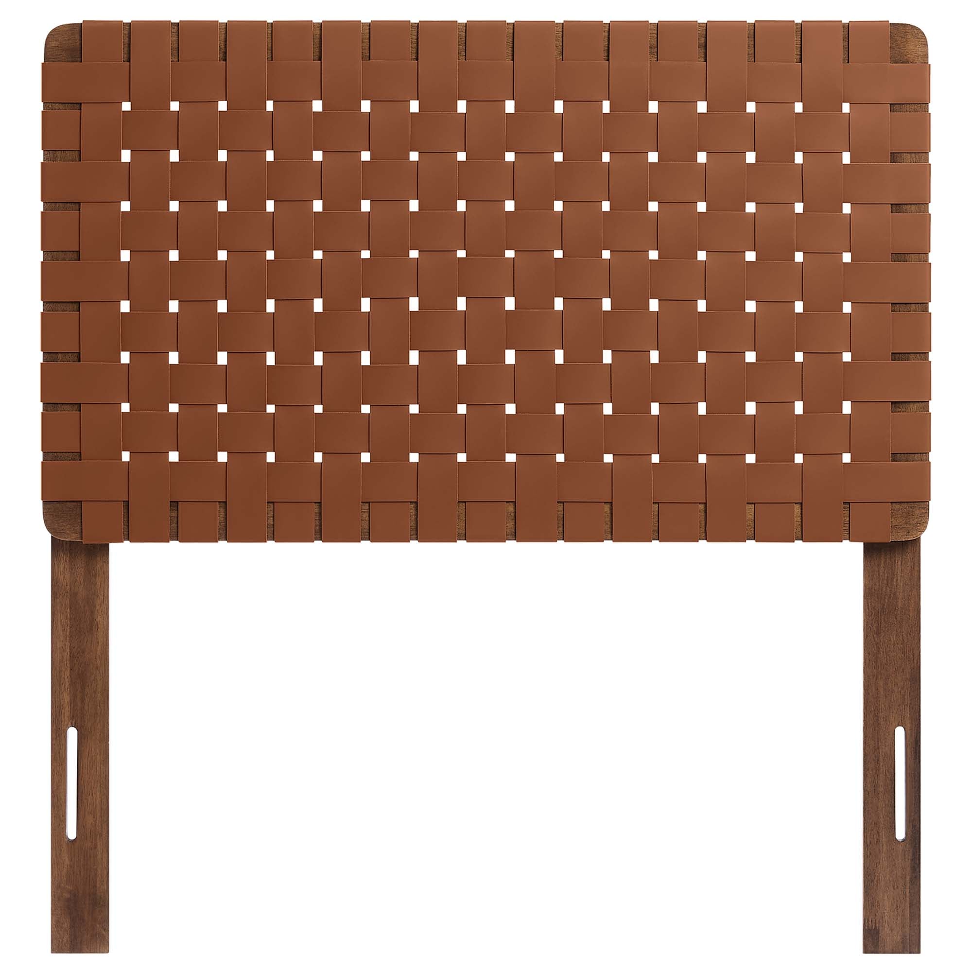 Sparta Weave Vegan Leather Twin Headboard by Modway