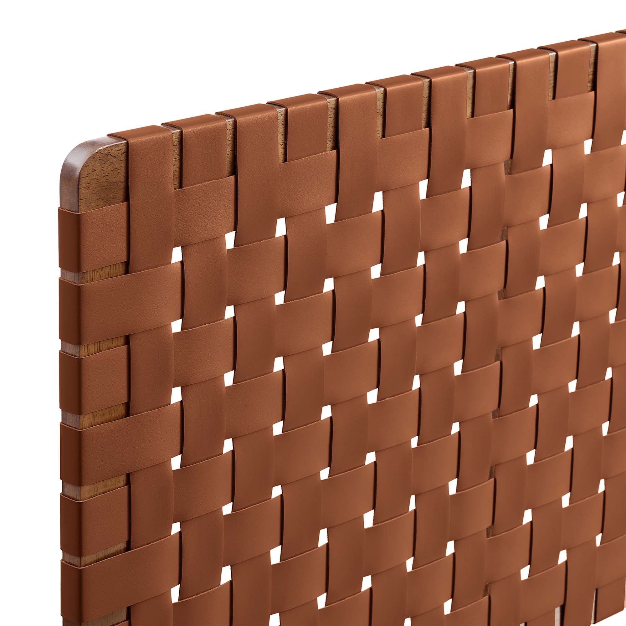 Sparta Weave Vegan Leather Full Headboard by Modway
