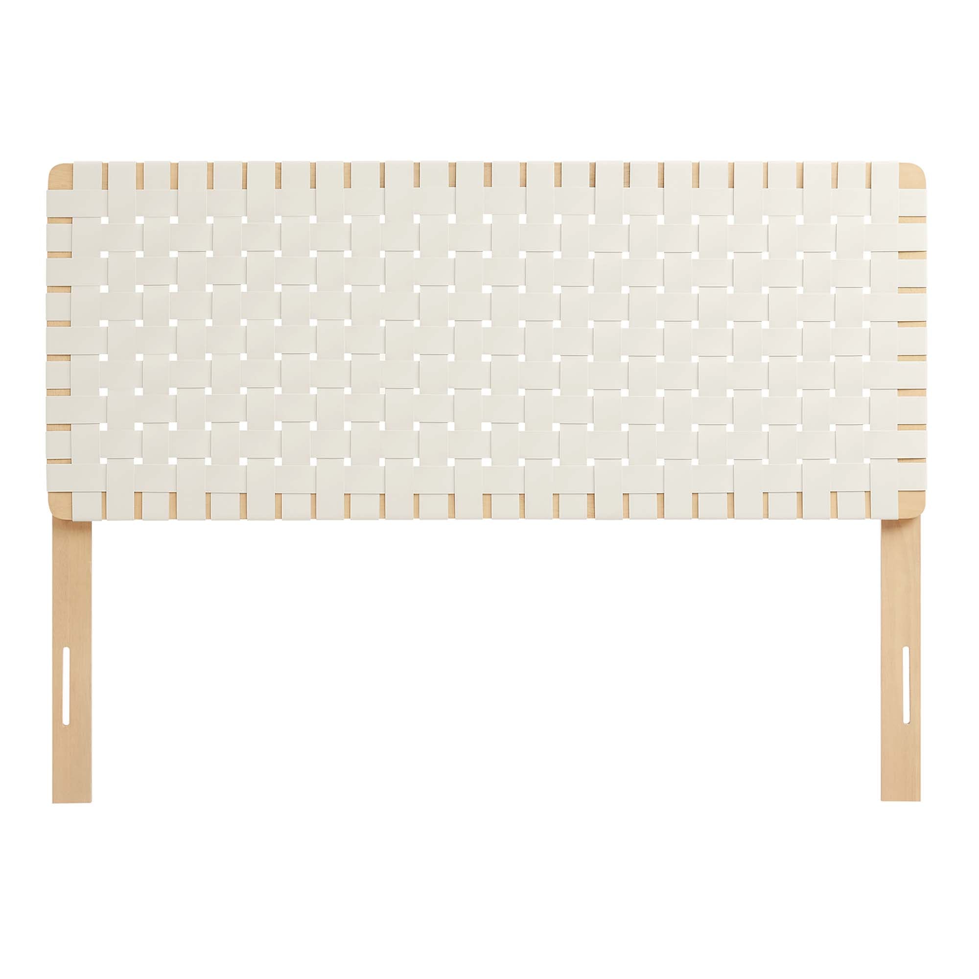 Sparta Weave Vegan Leather Full Headboard by Modway