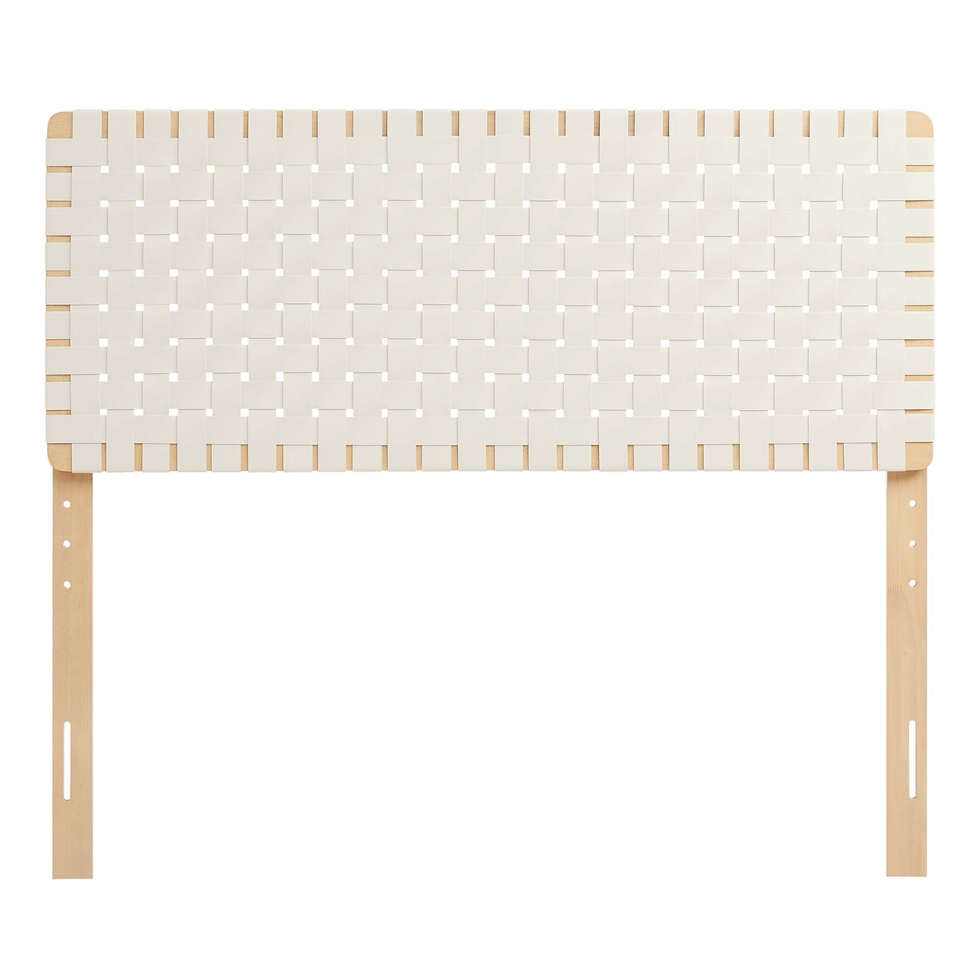 Sparta Weave Vegan Leather Full Headboard by Modway