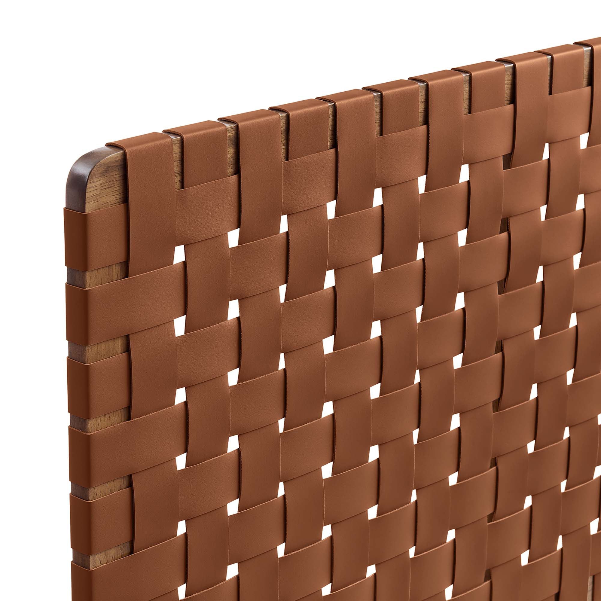 Sparta Weave Vegan Leather Full Headboard by Modway