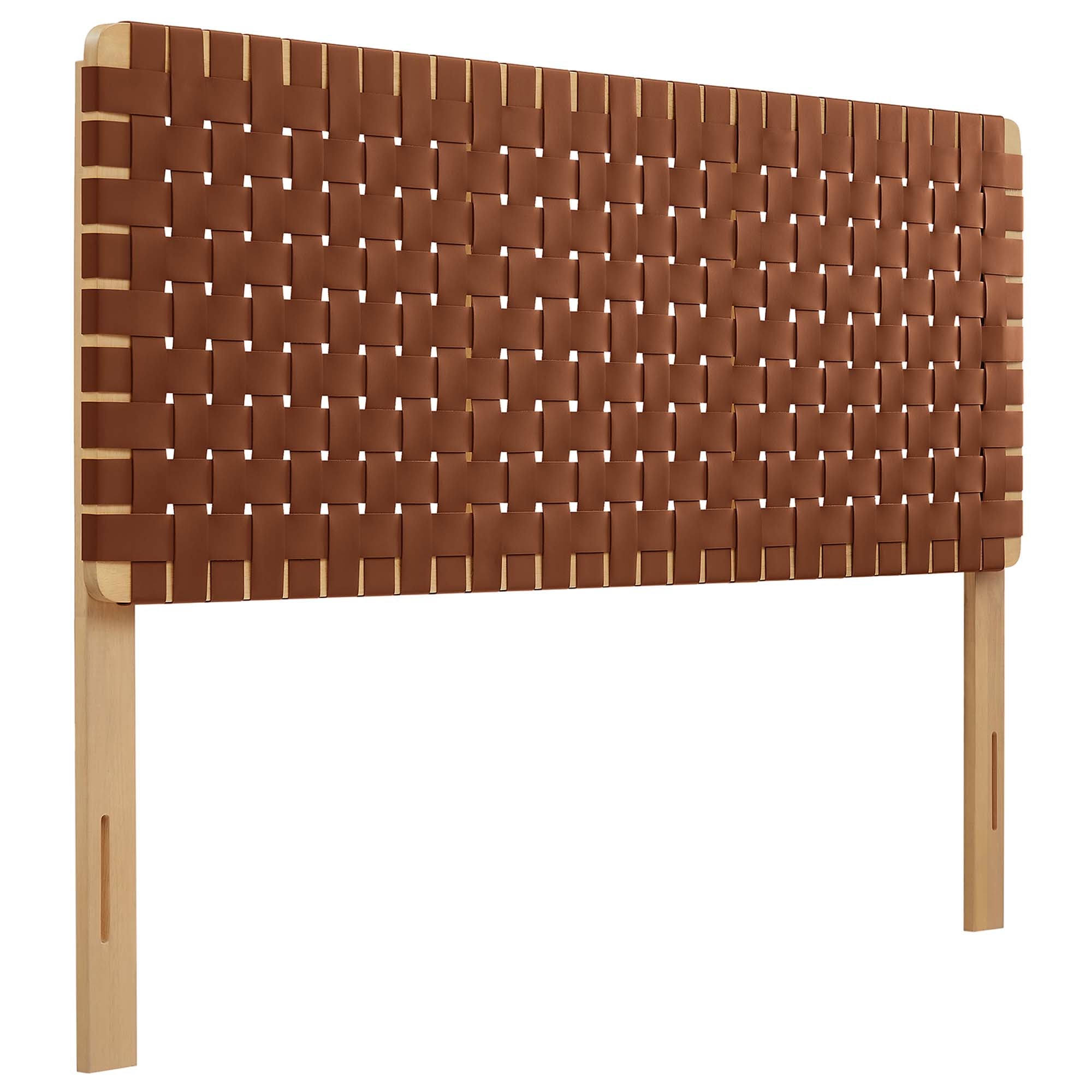 Sparta Weave Vegan Leather Queen Headboard by Modway