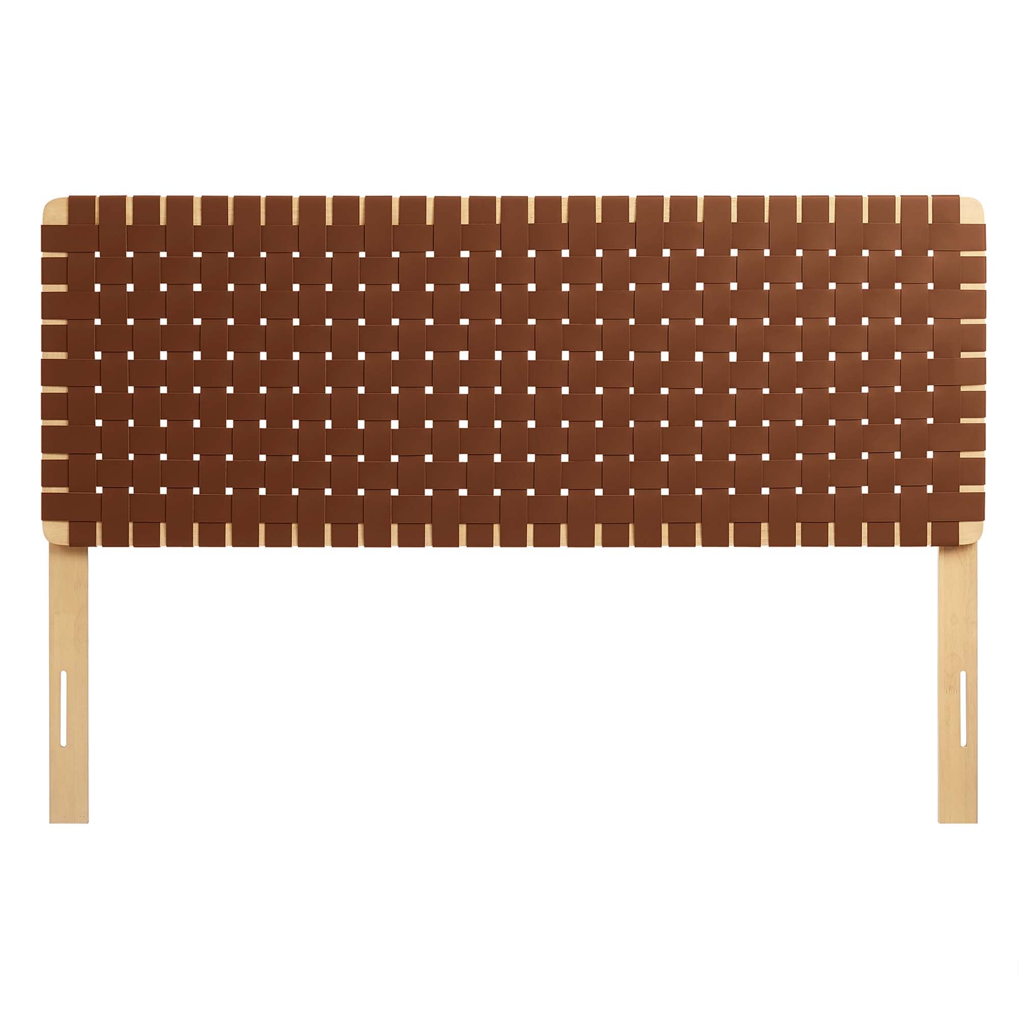 Sparta Weave Vegan Leather Queen Headboard by Modway