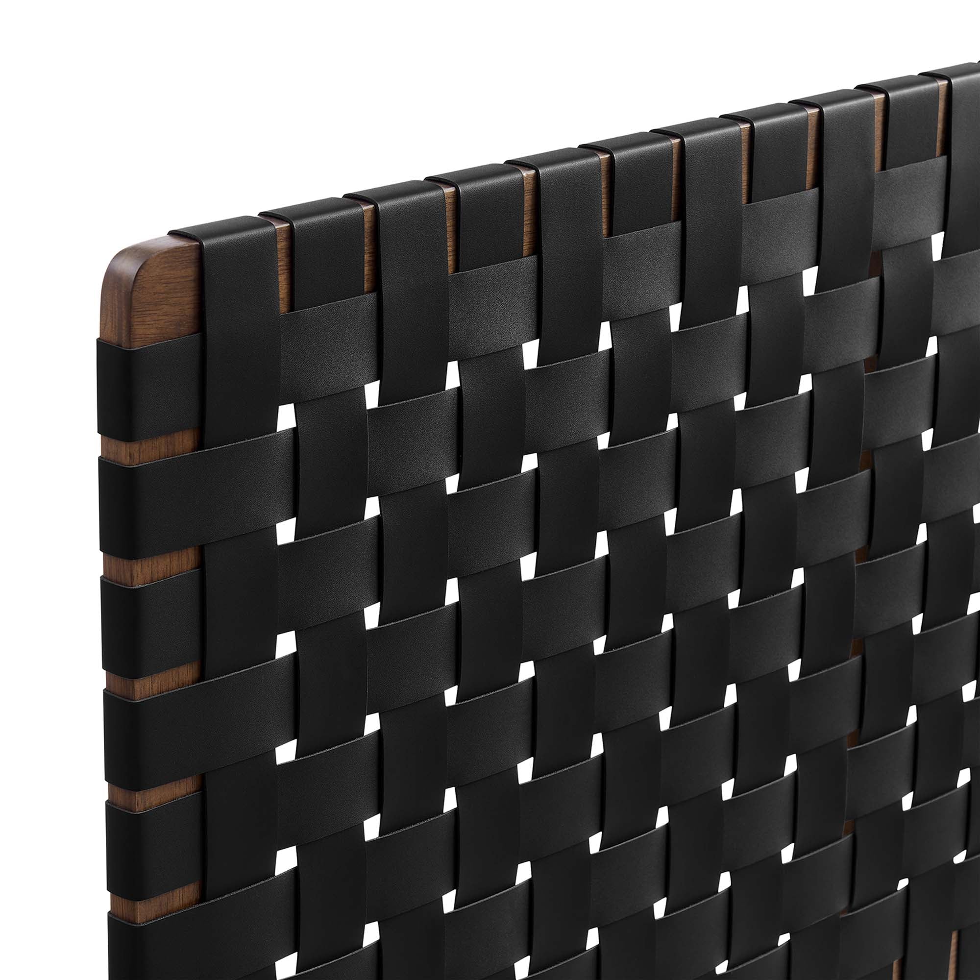 Sparta Weave Vegan Leather Queen Headboard by Modway