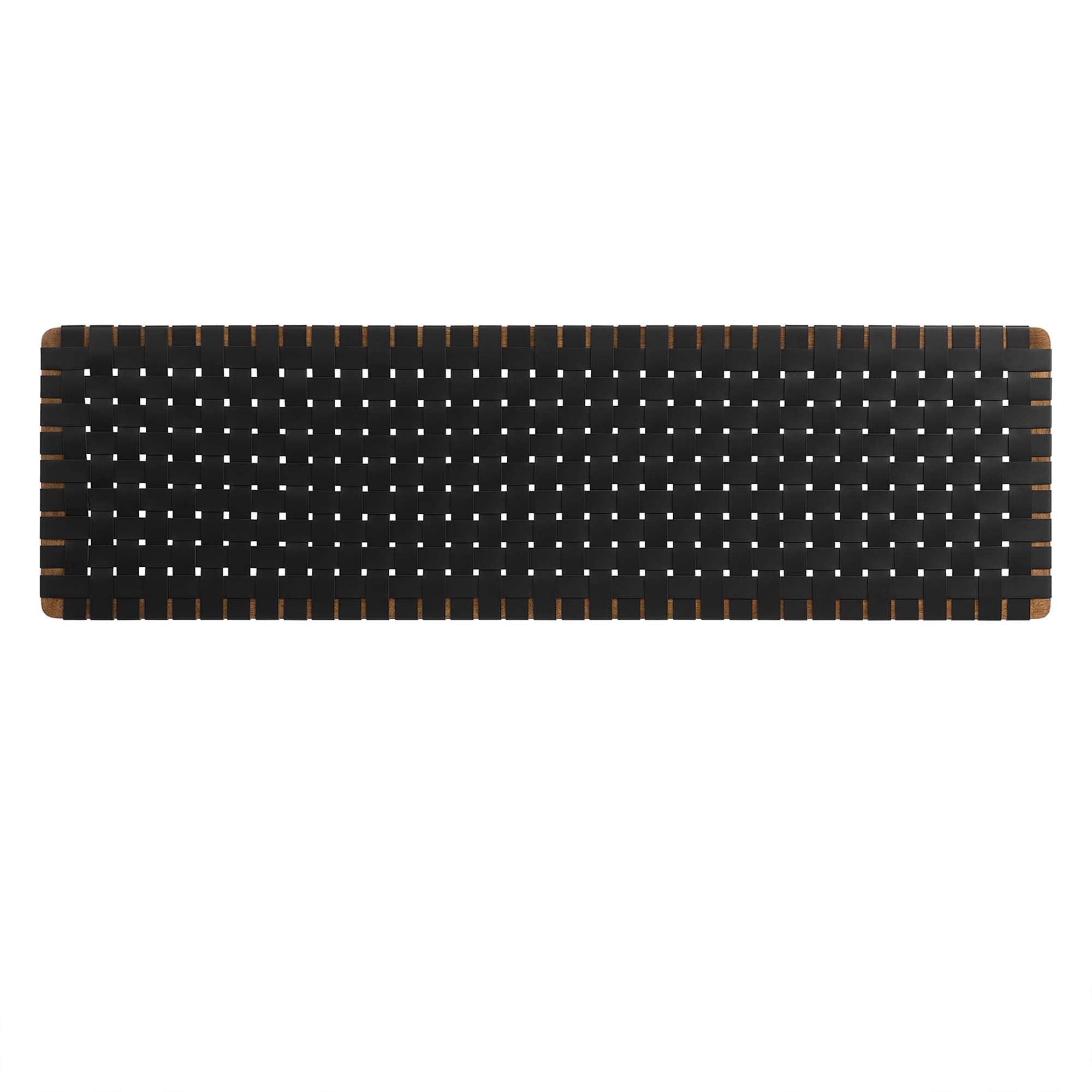 Sparta Weave Wall-Mount Vegan Leather King Headboard by Modway