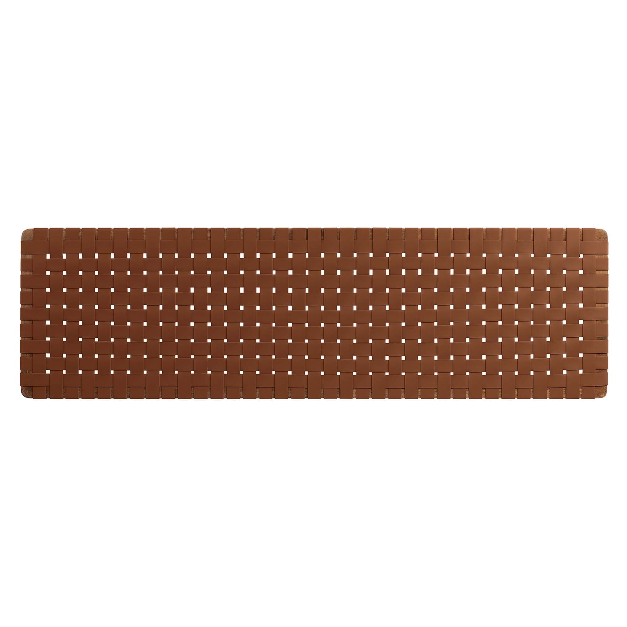 Sparta Weave Wall-Mount Vegan Leather King Headboard by Modway