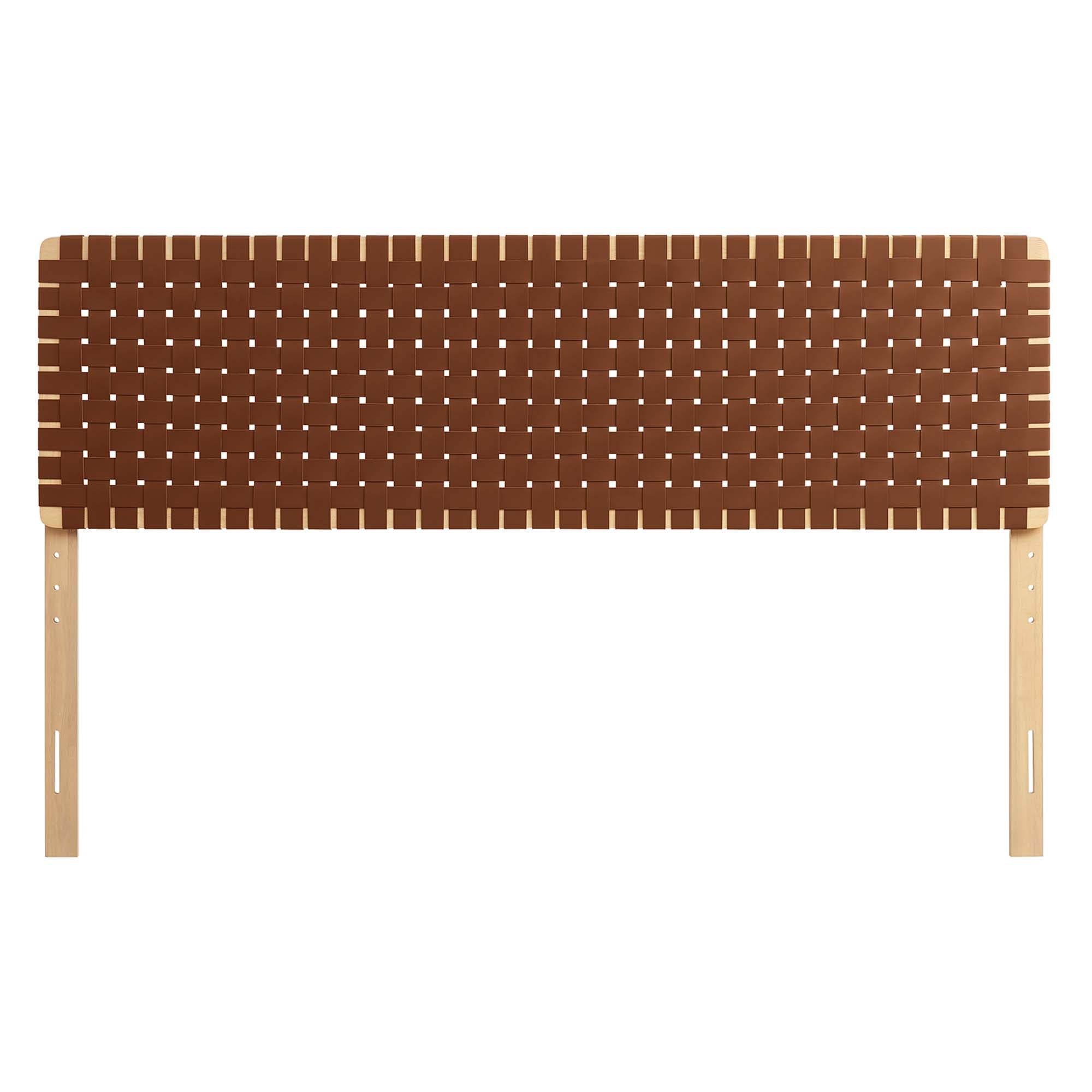 Sparta Weave Vegan Leather King Headboard by Modway