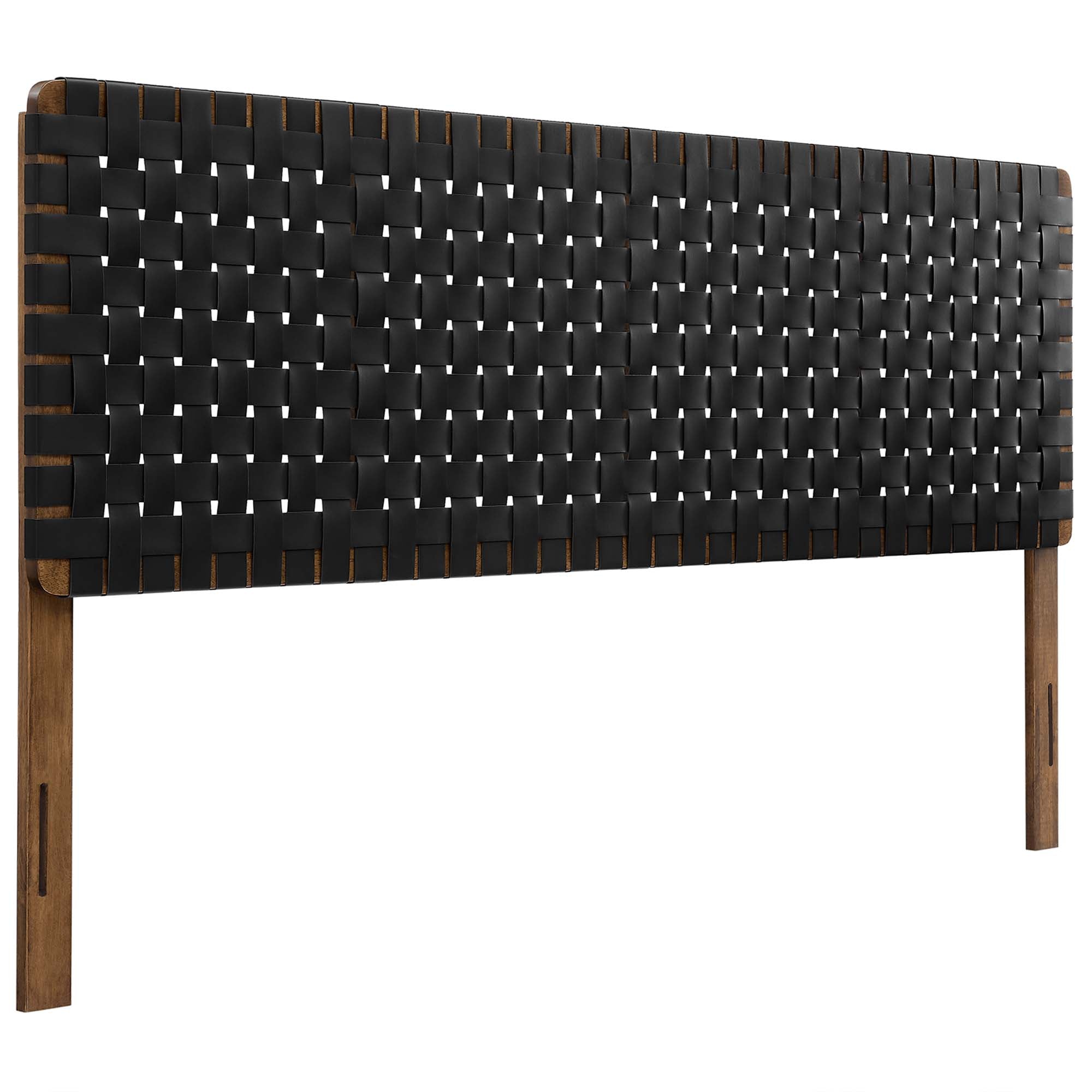Sparta Weave Vegan Leather King Headboard by Modway