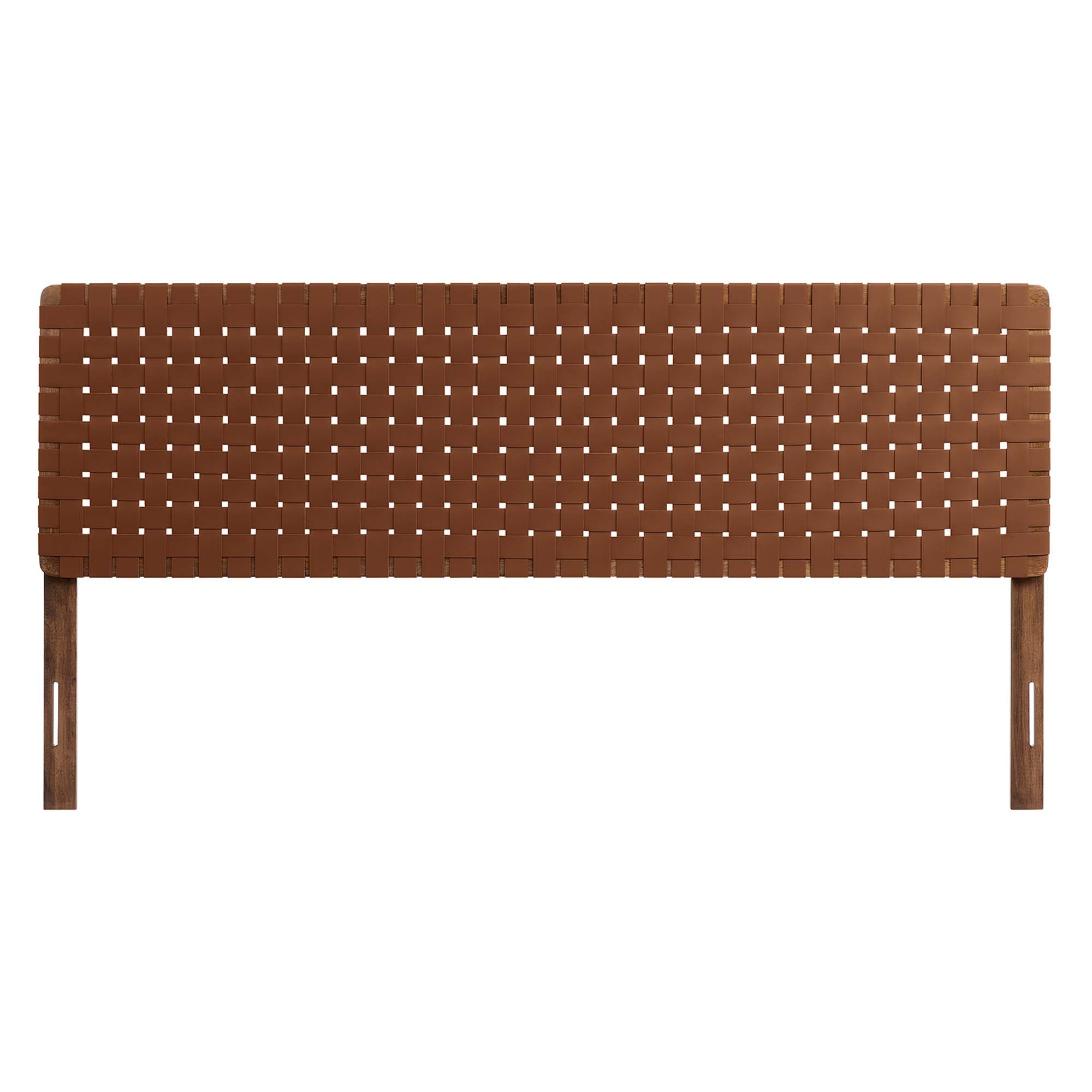 Sparta Weave Vegan Leather King Headboard by Modway