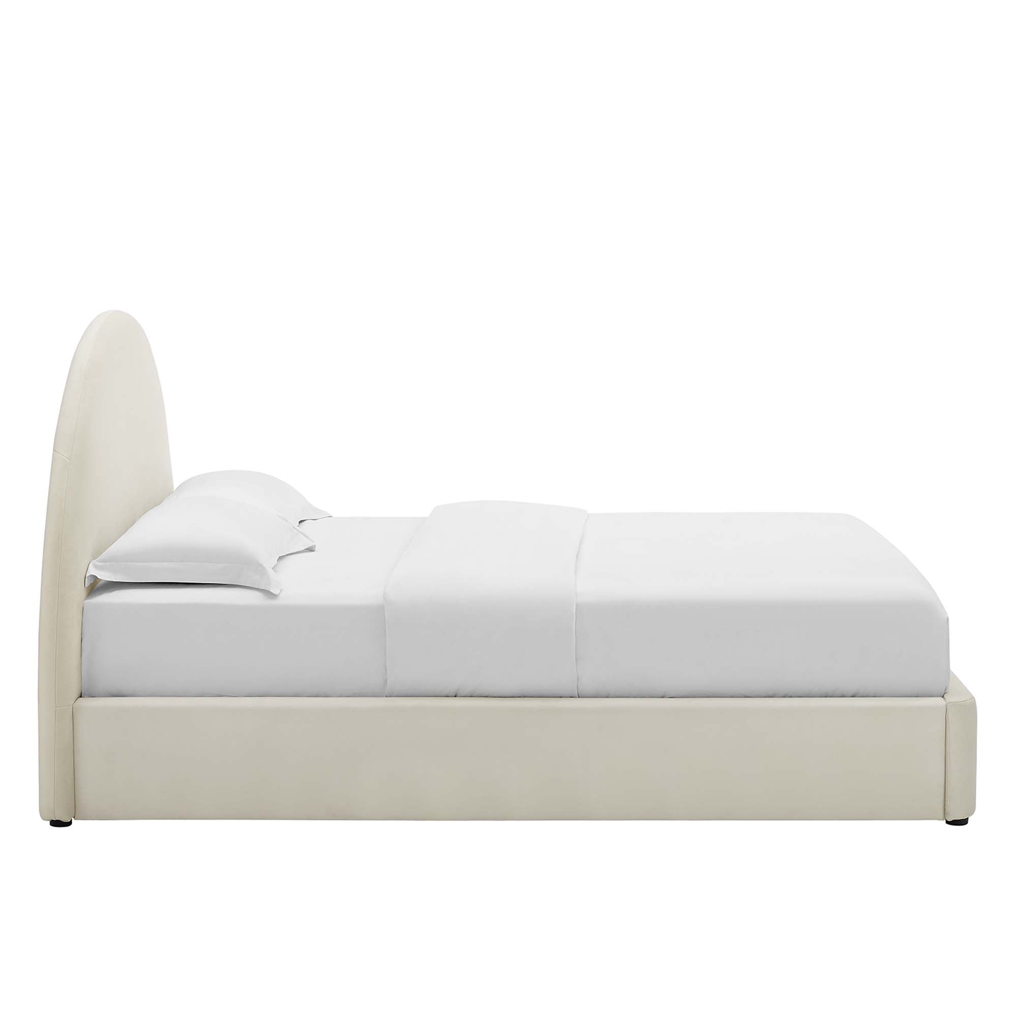 Resort Performance Velvet Arched Round Full Platform Bed by Modway