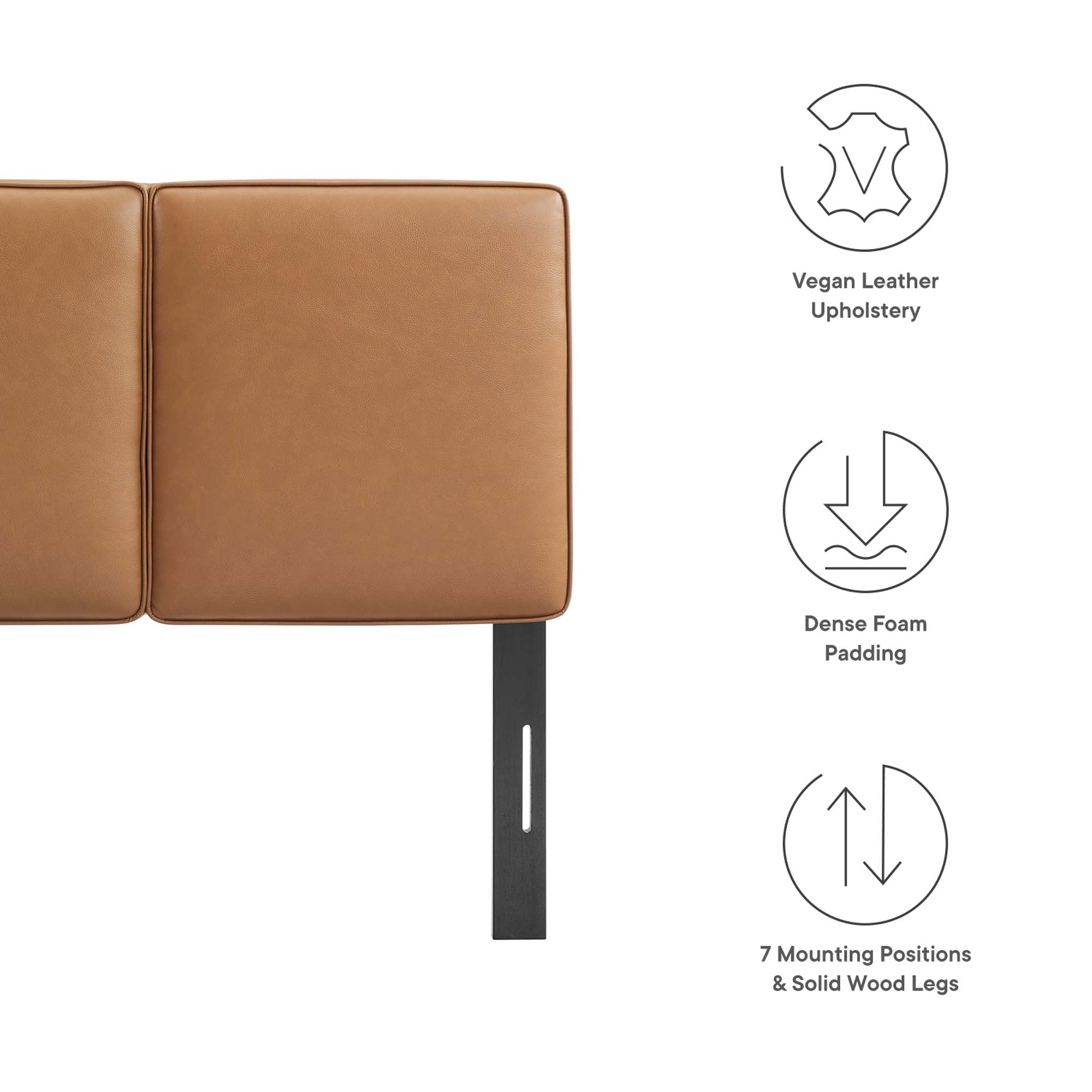 Lindee Vegan Leather Twin Headboard by Modway - Best Buy Furniture