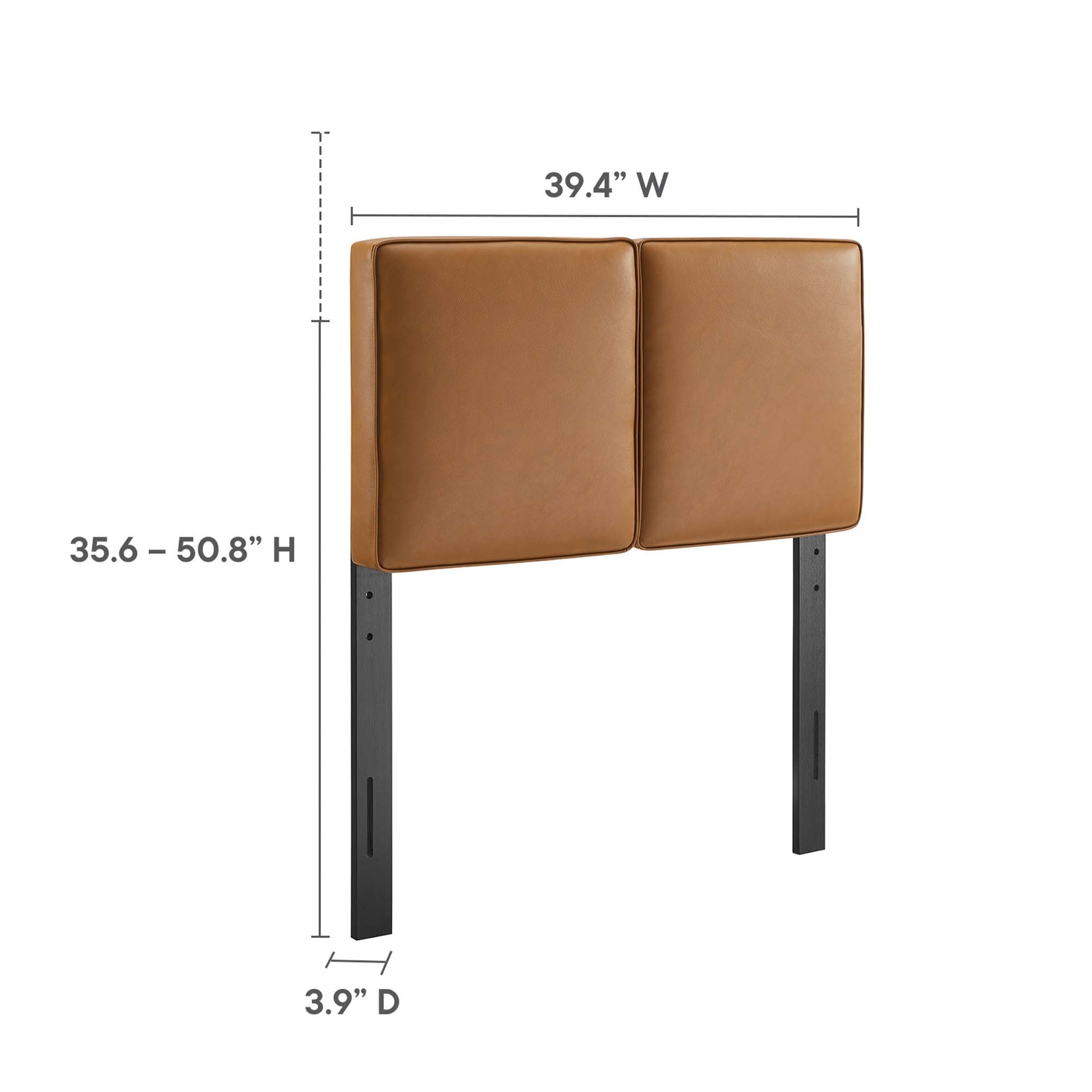 Lindee Vegan Leather Twin Headboard by Modway - Best Buy Furniture