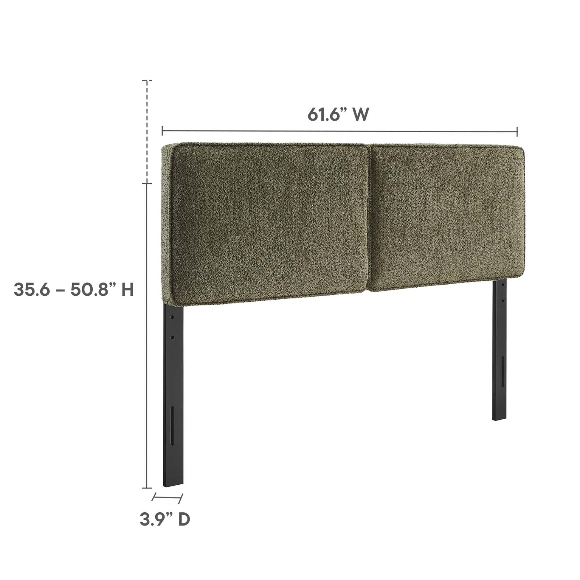 Lindee Boucle Fabric Queen Headboard by Modway - Best Buy Furniture