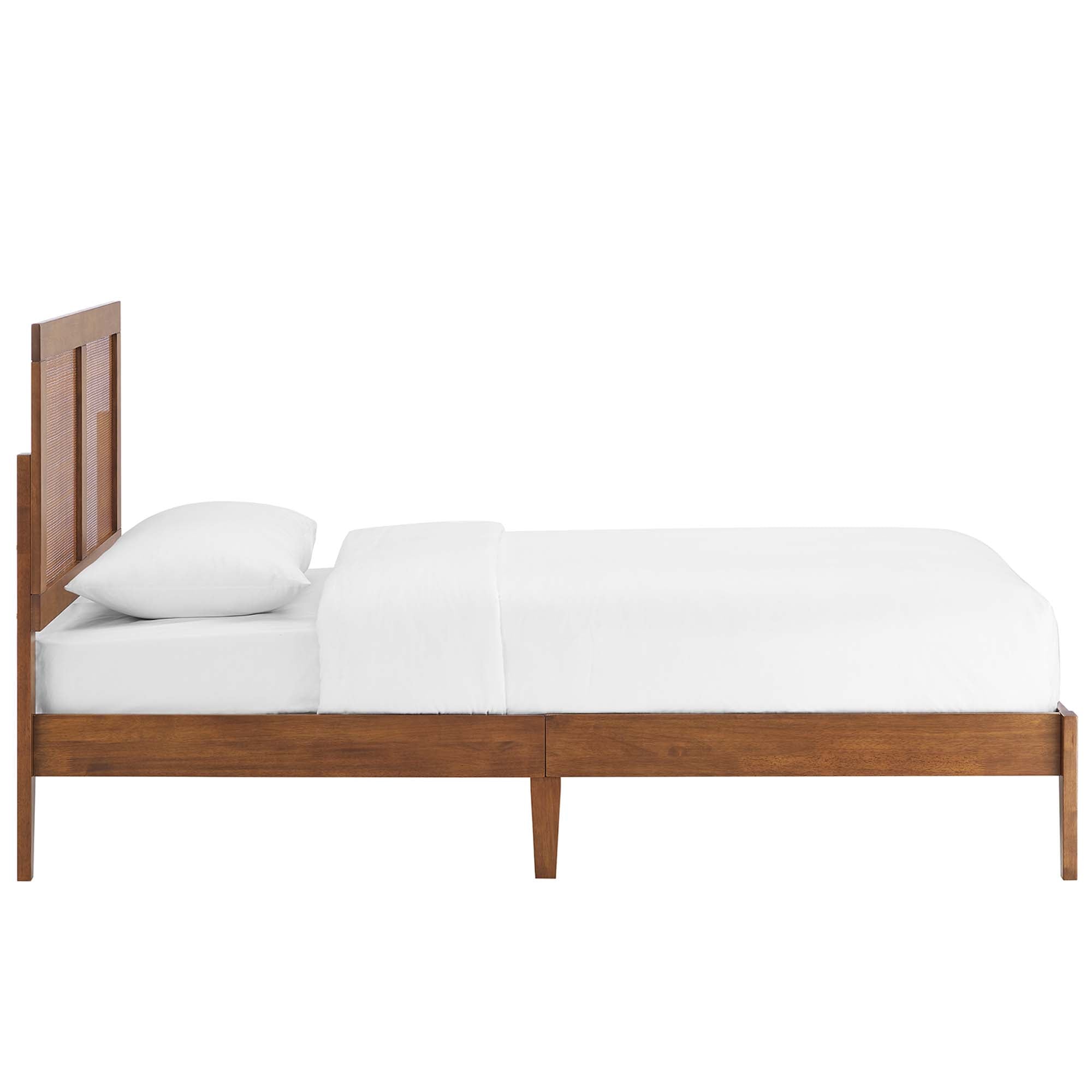 Sirocco Rattan and Wood Twin Platform Bed by Modway